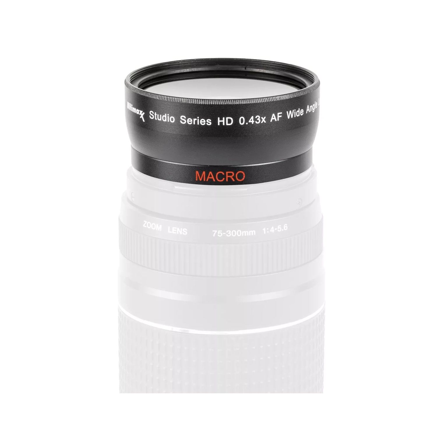 Objectif grand-angle HD à mise au point automatique ultra rapide 43x 49&nbsp;mm d'ULTIMAXX pour appareil photo reflex numérique et enregistrement