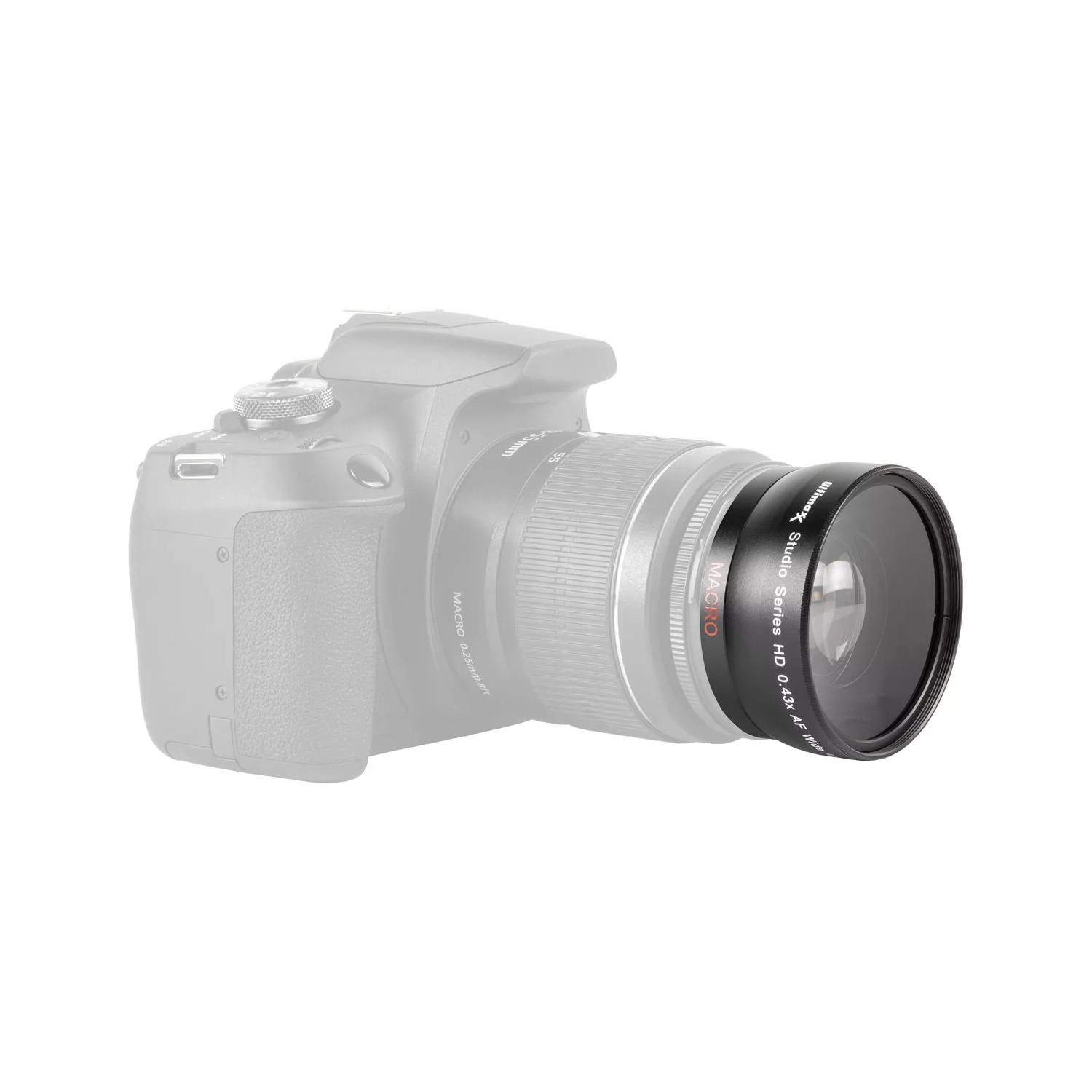Objectif grand-angle HD à mise au point automatique ultra rapide 43x 49&nbsp;mm d'ULTIMAXX pour appareil photo reflex numérique et enregistrement