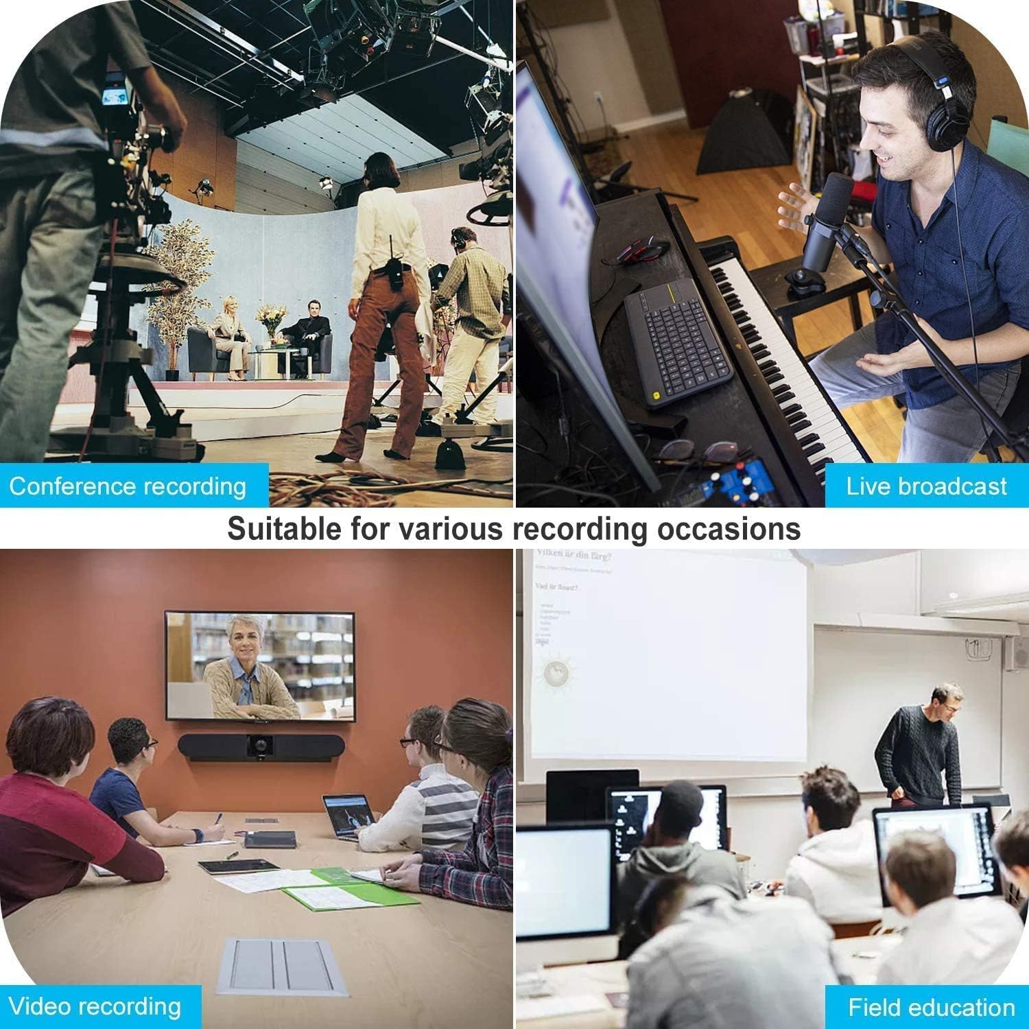 Carte de saisie vidéo HDMI 4K, carte de saisie vidéo Cam Link, adaptateur de saisie audio HDMI à USB 2,0 pour la diffusion en continu, la diffusion