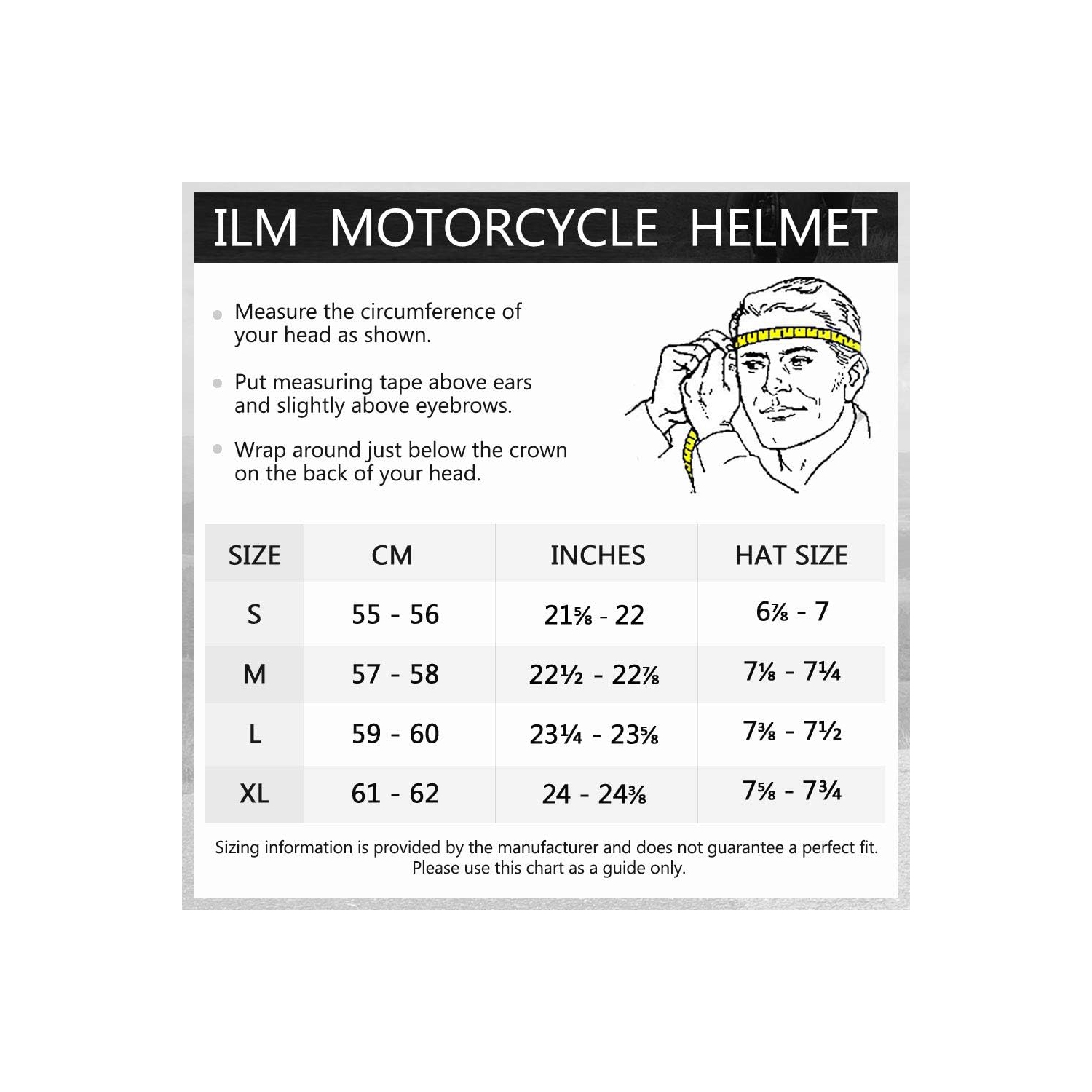Open Box –ILM Off-Road Motorcycle Dual Sport Helmet Full Face Visor Model 606V