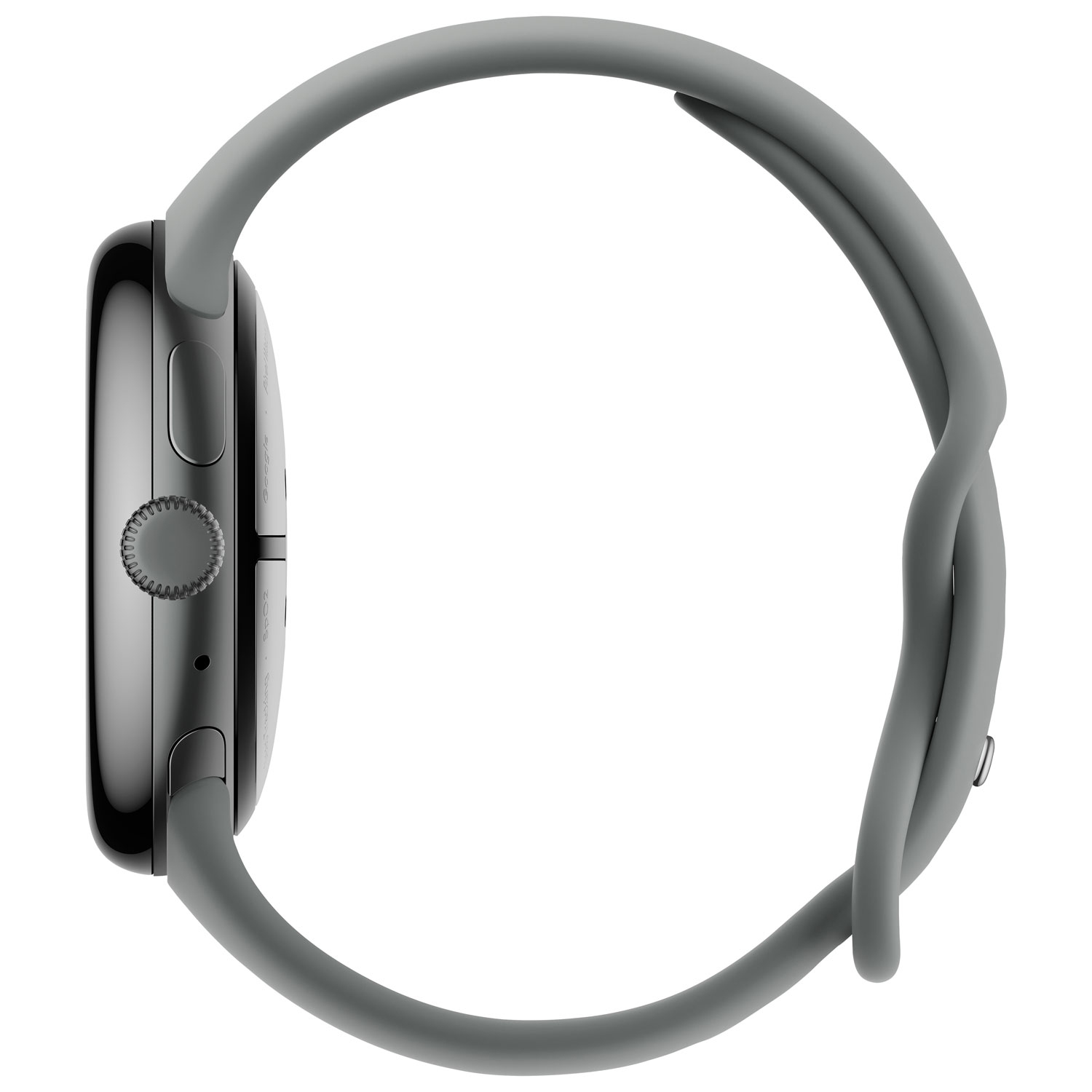 Remis à neuf - Montre Pixel Watch 3 (LTE + GPS) de Google avec boîtier en aluminium 45 mm couleur vert lichen et bracelet sport vert lichen