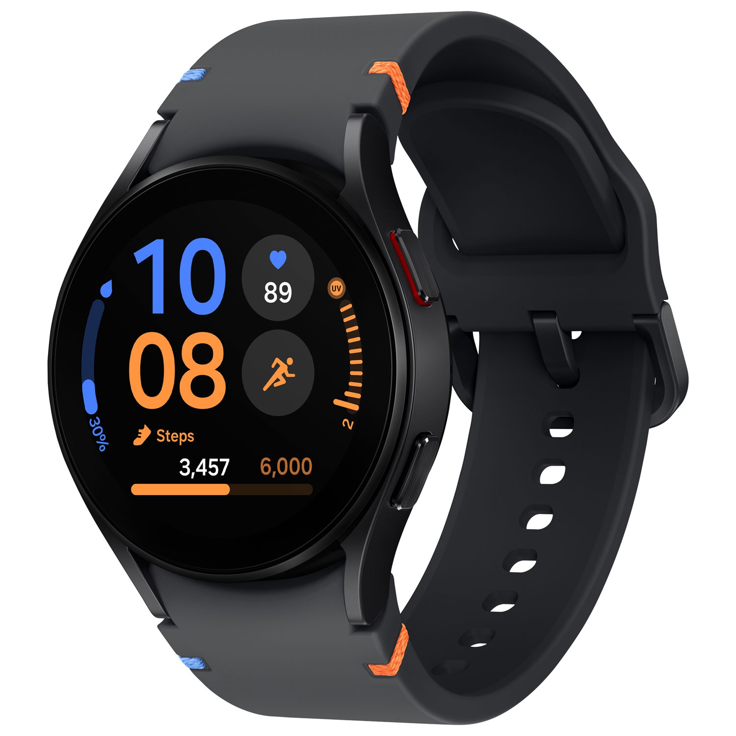 Remis à neuf - Montre intelligente Bluetooth Galaxy Watch FE 40&nbsp;mm de Samsung - Noir