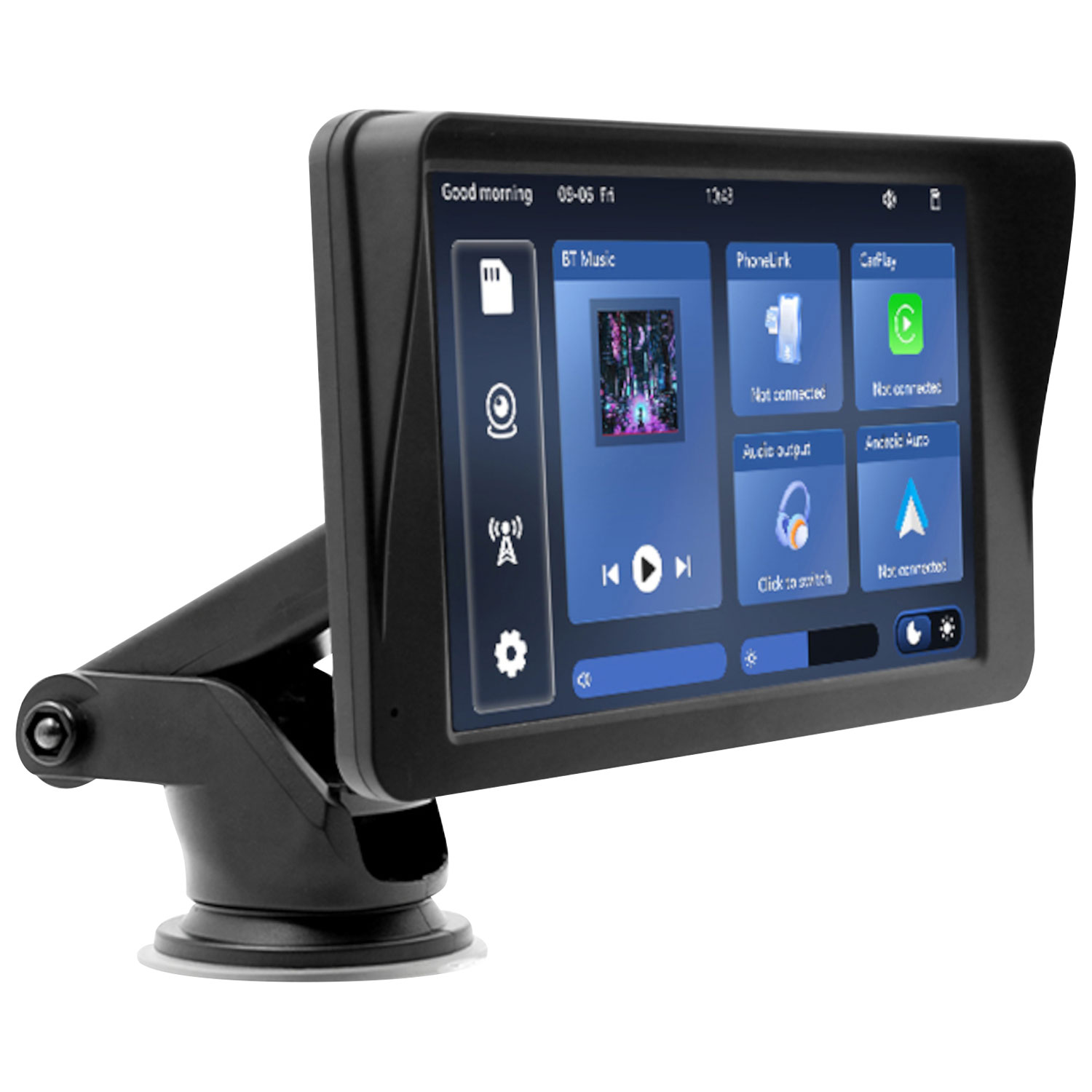NüPower Series 7" Wireless CarPlay & Android Auto Vehicle Smart Display - Only at Best Buy