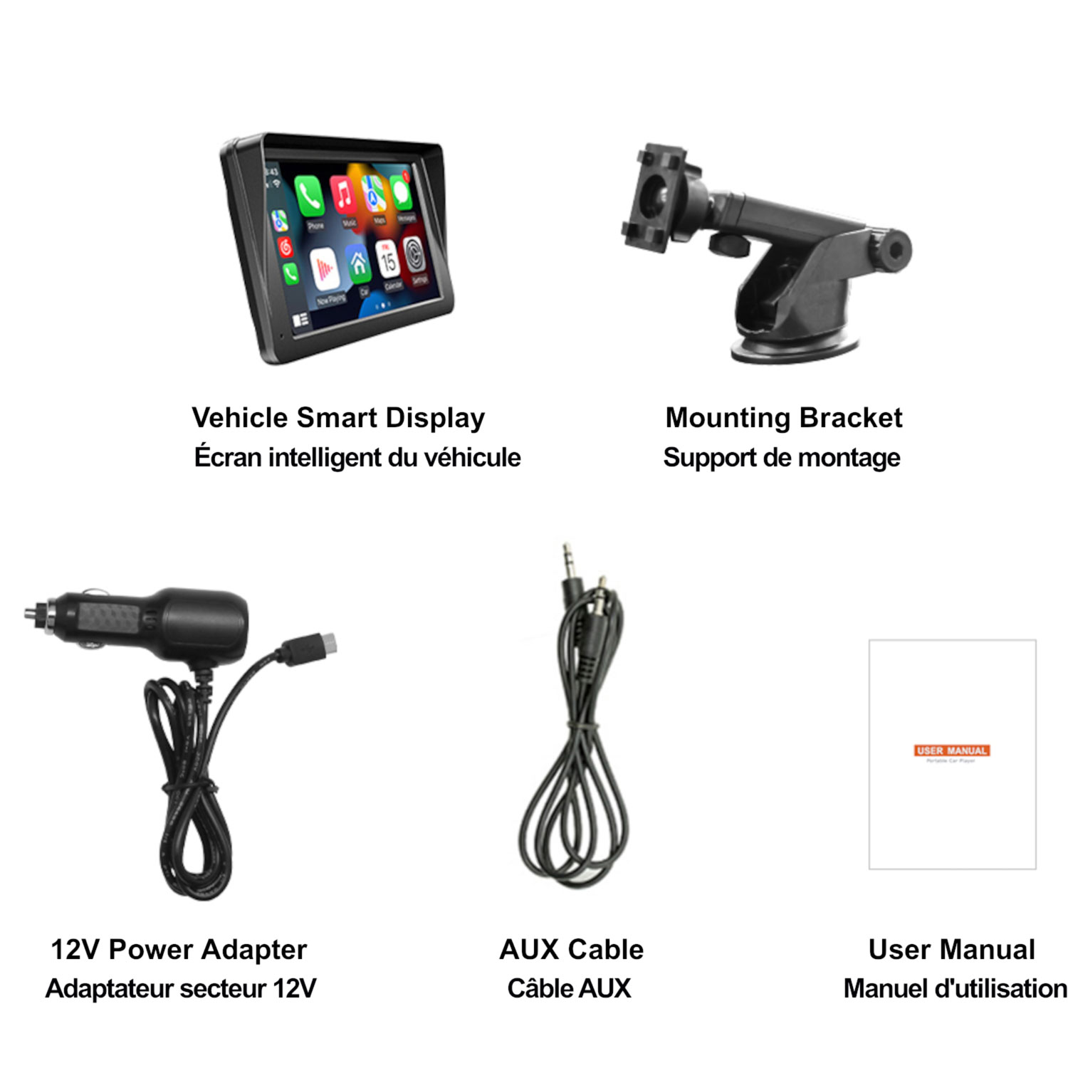 NüPower Series 7" Wireless CarPlay & Android Auto Vehicle Smart Display - Only at Best Buy