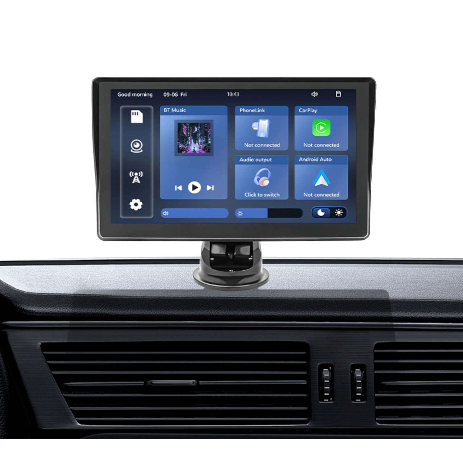NüPower Series 7" Wireless CarPlay & Android Auto Vehicle Smart Display - Only at Best Buy