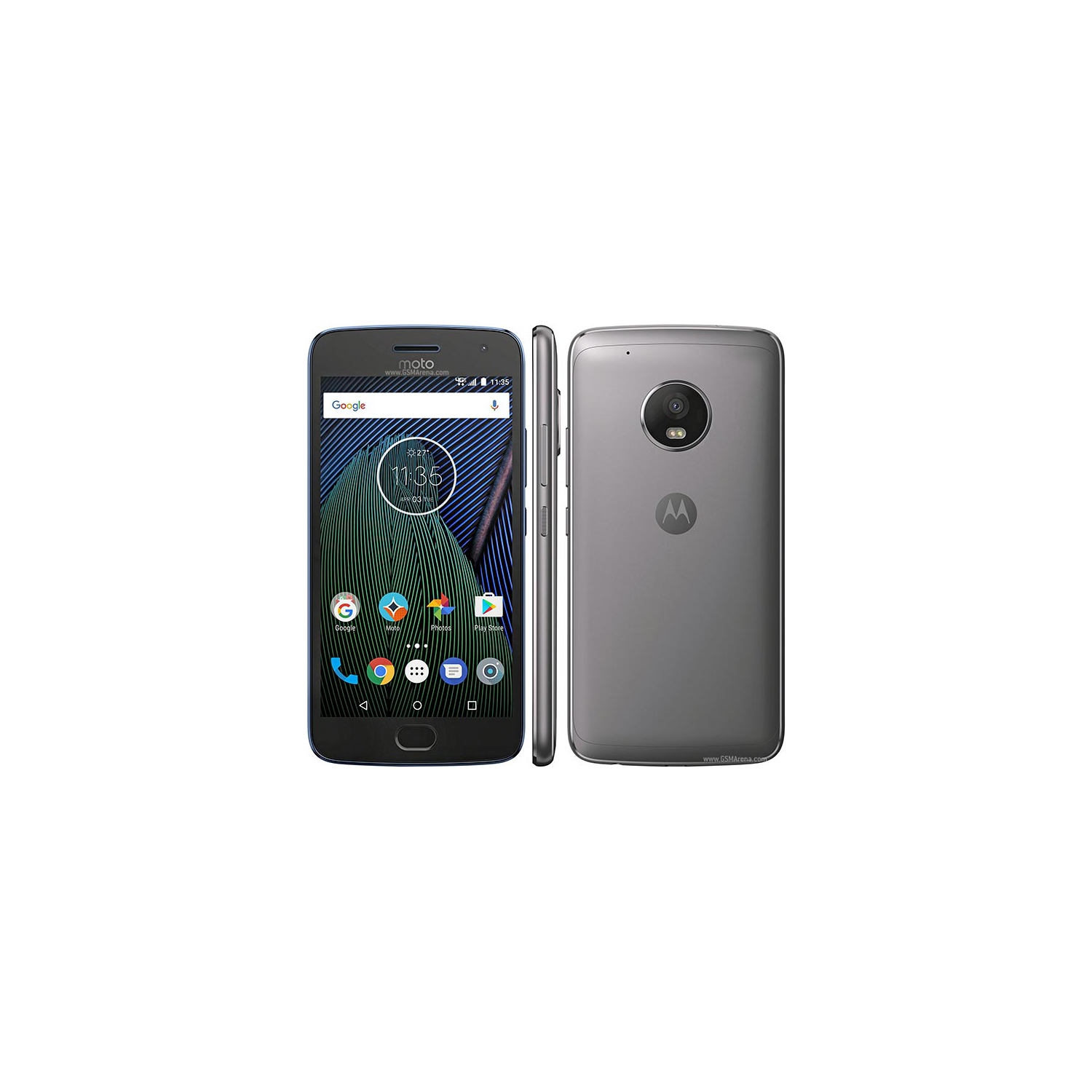 Refurbished (Good) - Motorola Moto G5 Plus - 64GB - Black - Unlocked