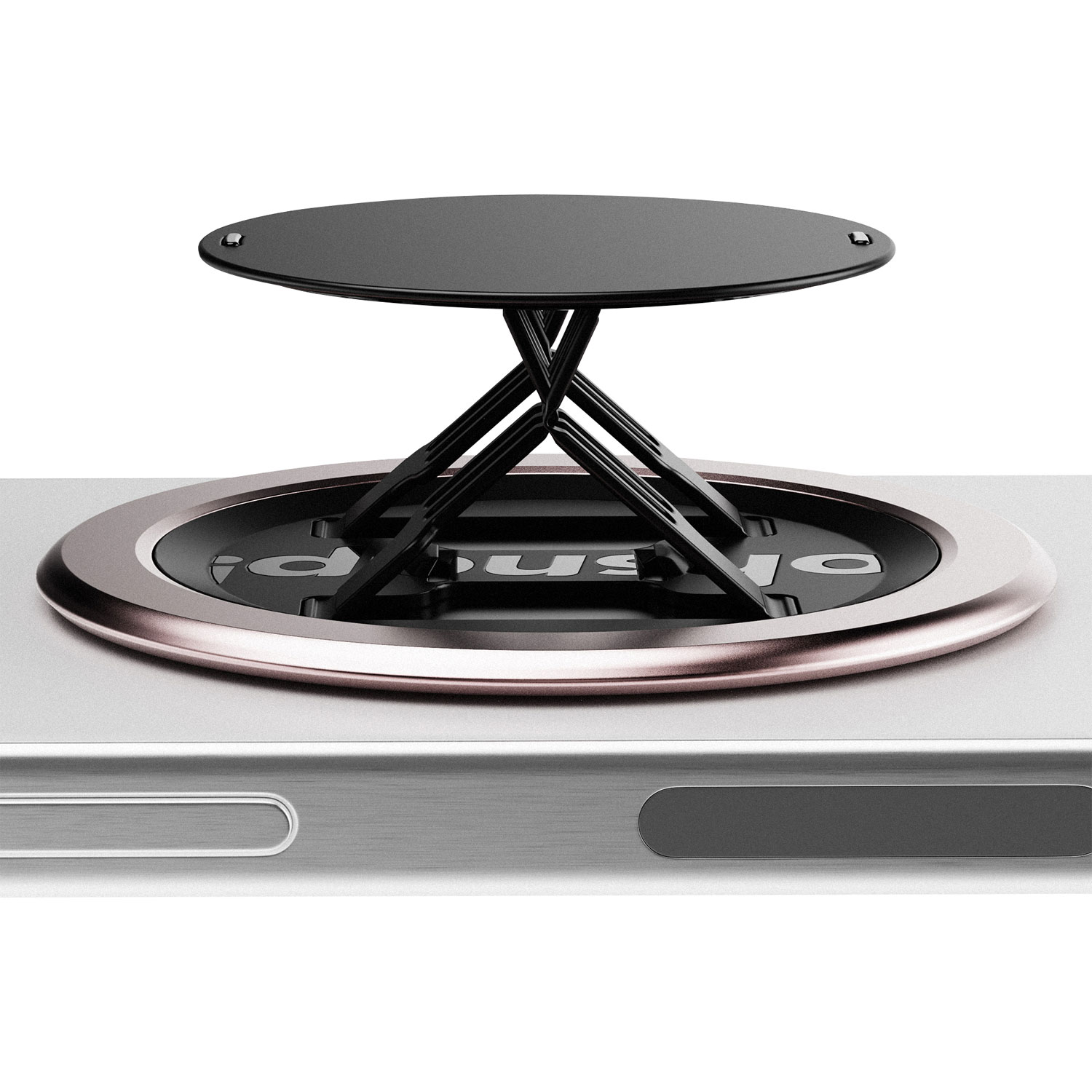 ohsnap! - Support/prise extensible universel Snap 4 Luxe avec MagSafe pour téléphone cellulaire - Vieux rose