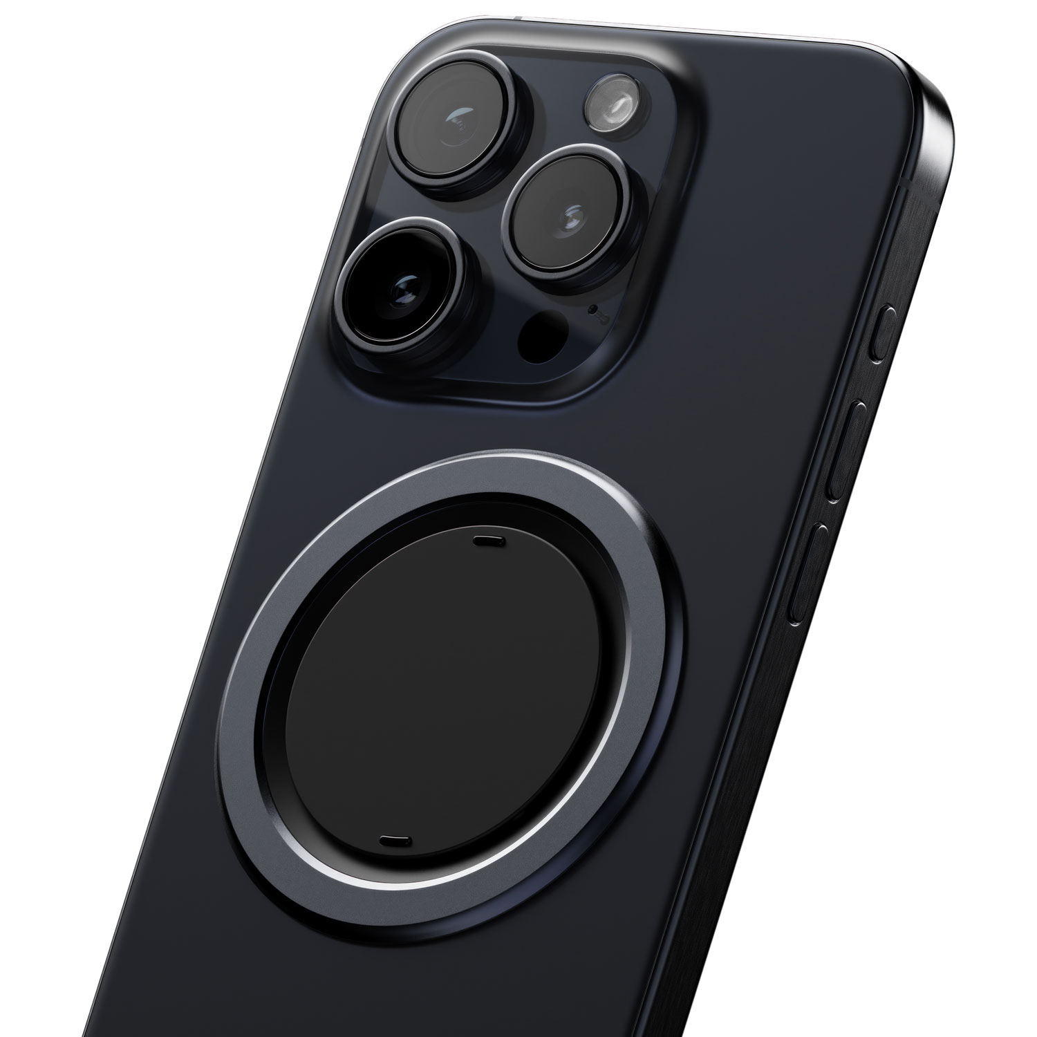 ohsnap! - Support/prise extensible universel Snap 4 Luxe avec MagSafe pour téléphone cellulaire - Bleu minuit