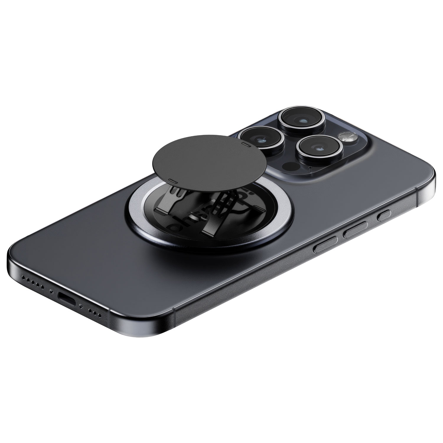 ohsnap! - Support/prise extensible universel Snap 4 Luxe avec MagSafe pour téléphone cellulaire - Bleu minuit