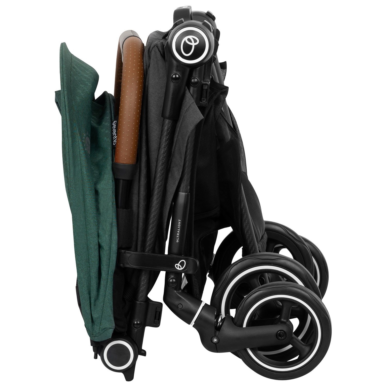 Evenflo Hummingbird Ultra-Lightweight Carbon Fibre Stroller - Caslon Green