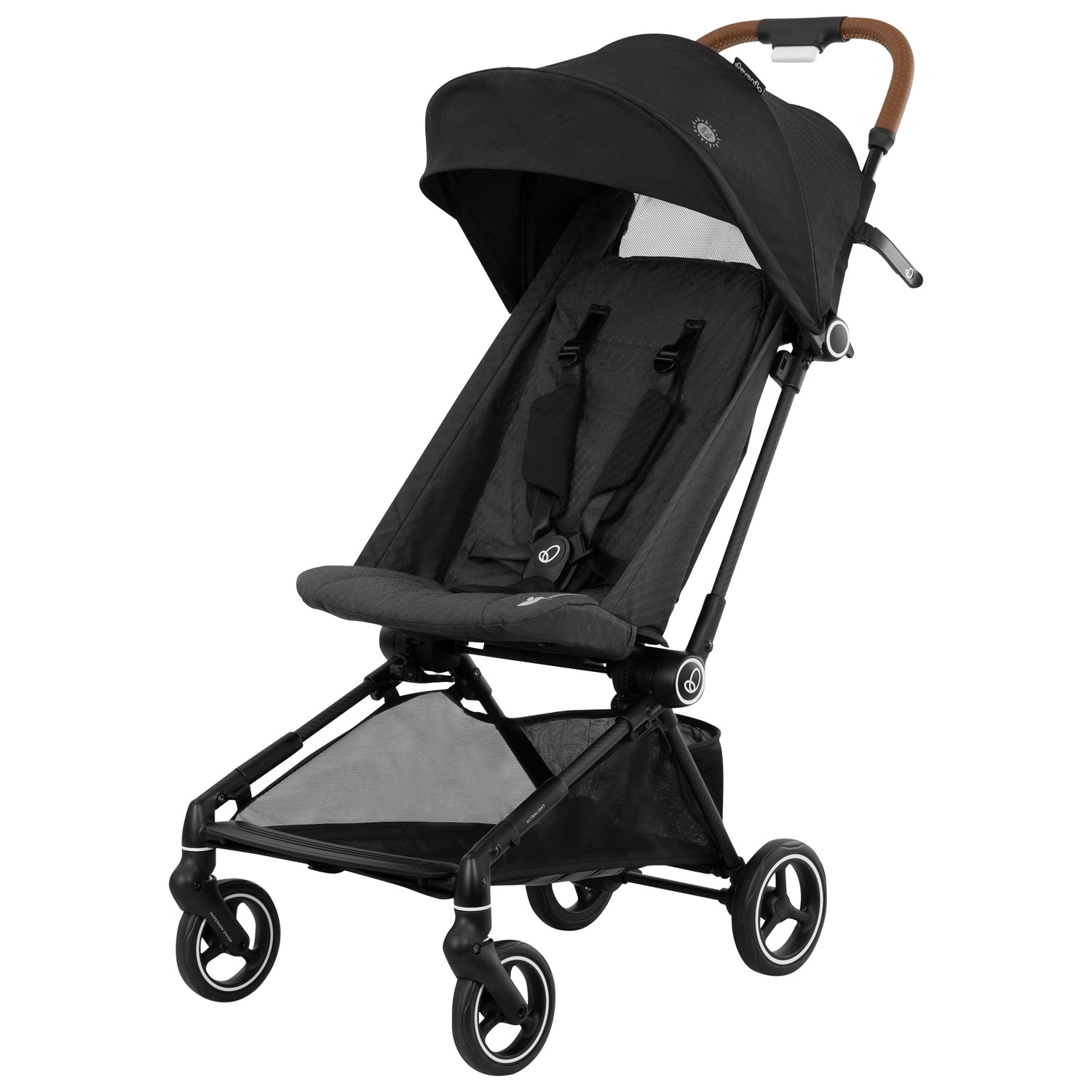 Evenflo Hummingbird Ultra-Lightweight Carbon Fibre Stroller - Crest Grey