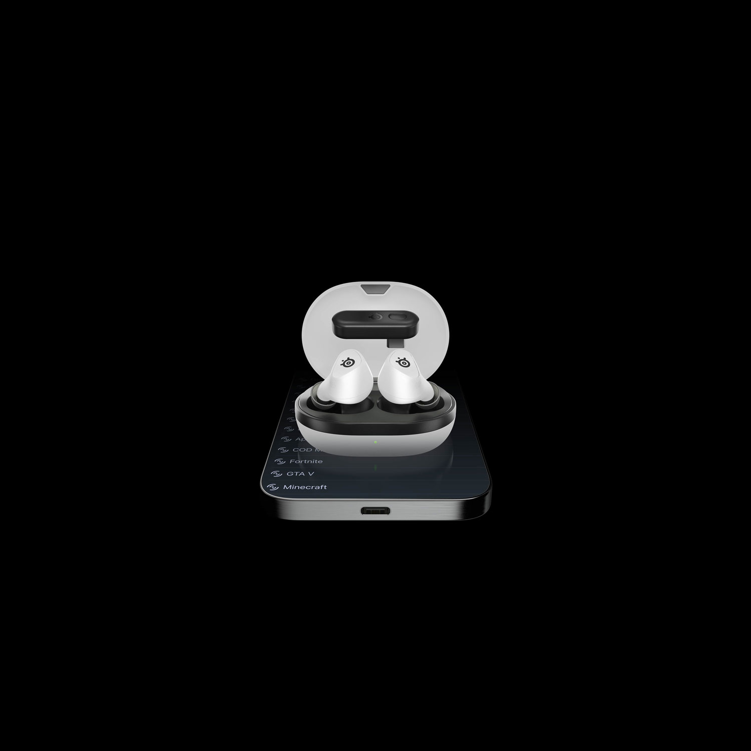 SteelSeries Arctis GameBuds In-Ear Gaming Headphones for PlayStation - White