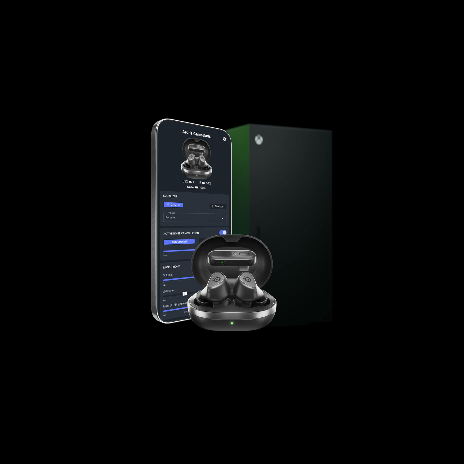 SteelSeries Arctis GameBuds In-Ear Gaming Headphones for Xbox - Black