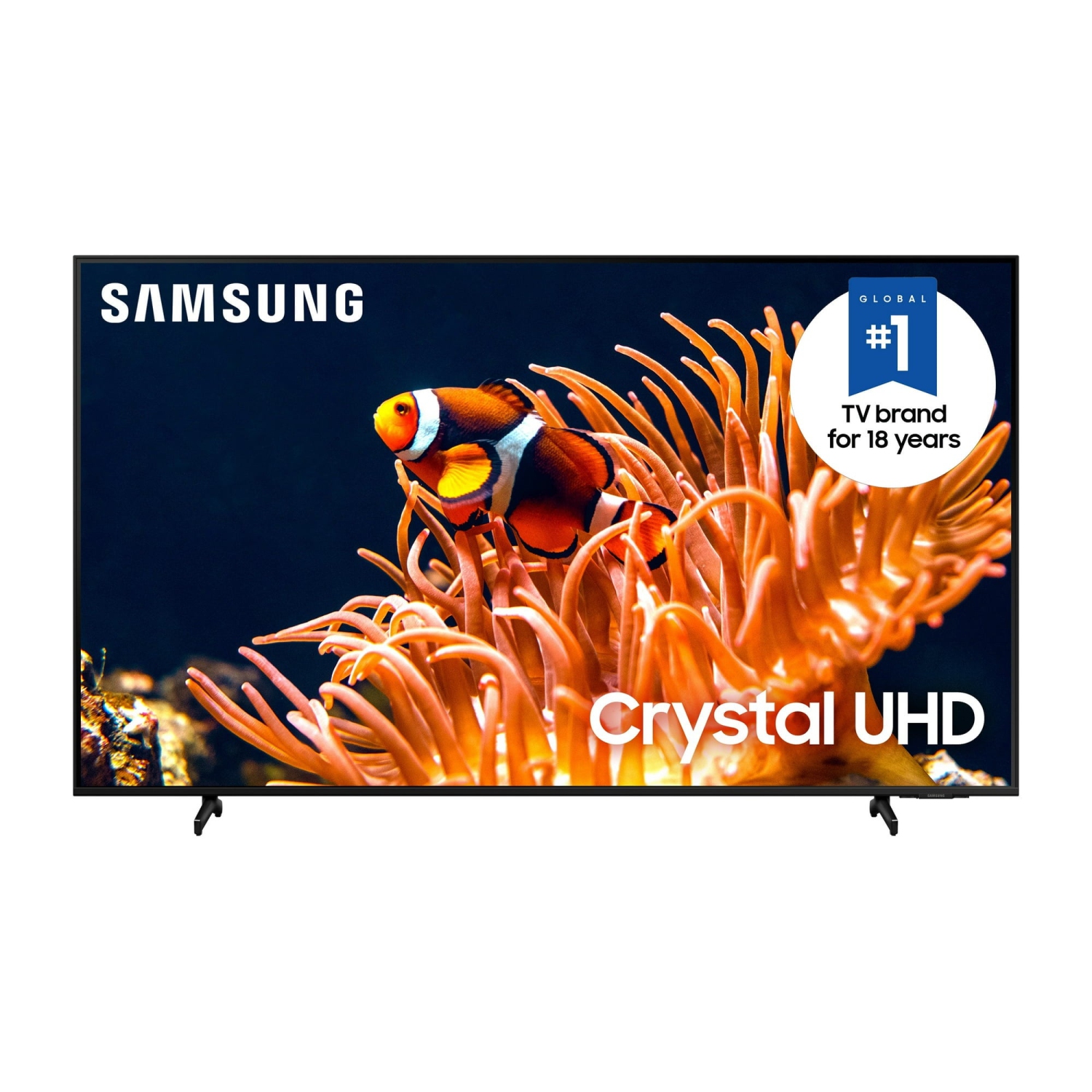 Refurbished (Good) - SAMSUNG 43" DU8000B Crystal UHD 4K Smart TV (UN43DU8000B)