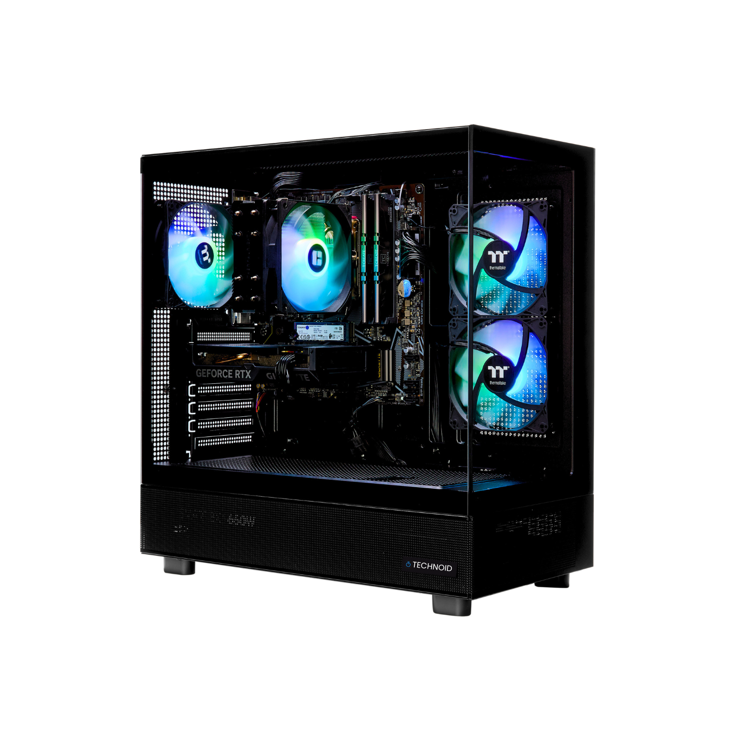 TECHNOID Gaming PC (RTX 4070 Ti SUPER - Intel Core i7 13TH Gen- 32 GB RAM - 1TB SSD - Windows 11 PRO - Ai Ready - Wifi)