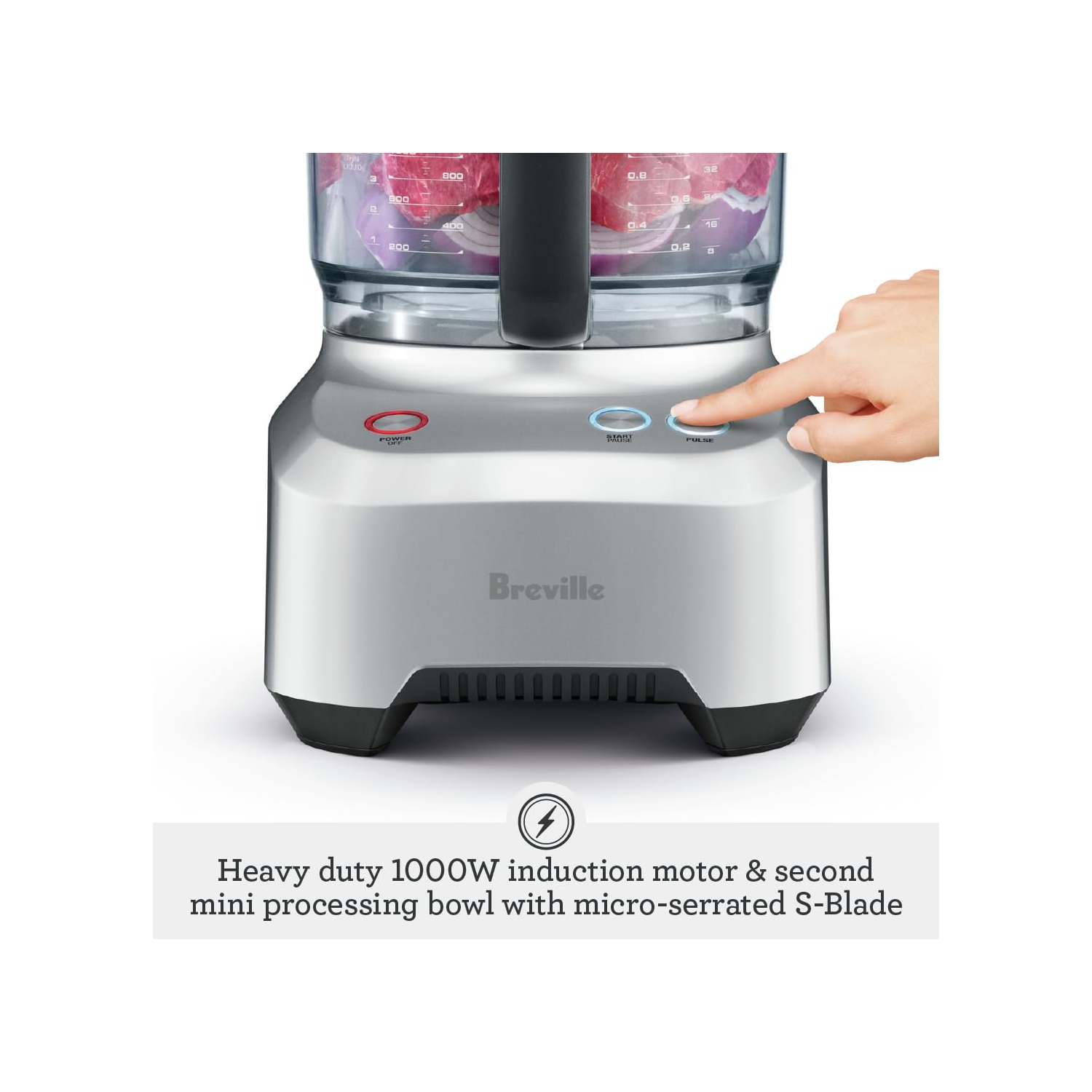 Breville BFP680BAL Sous Chef 12 Plus Food Processor, Silver