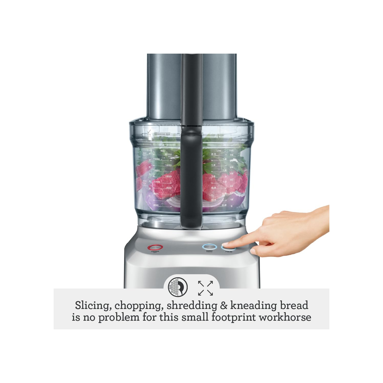 Breville BFP680BAL Sous Chef 12 Plus Food Processor, Silver