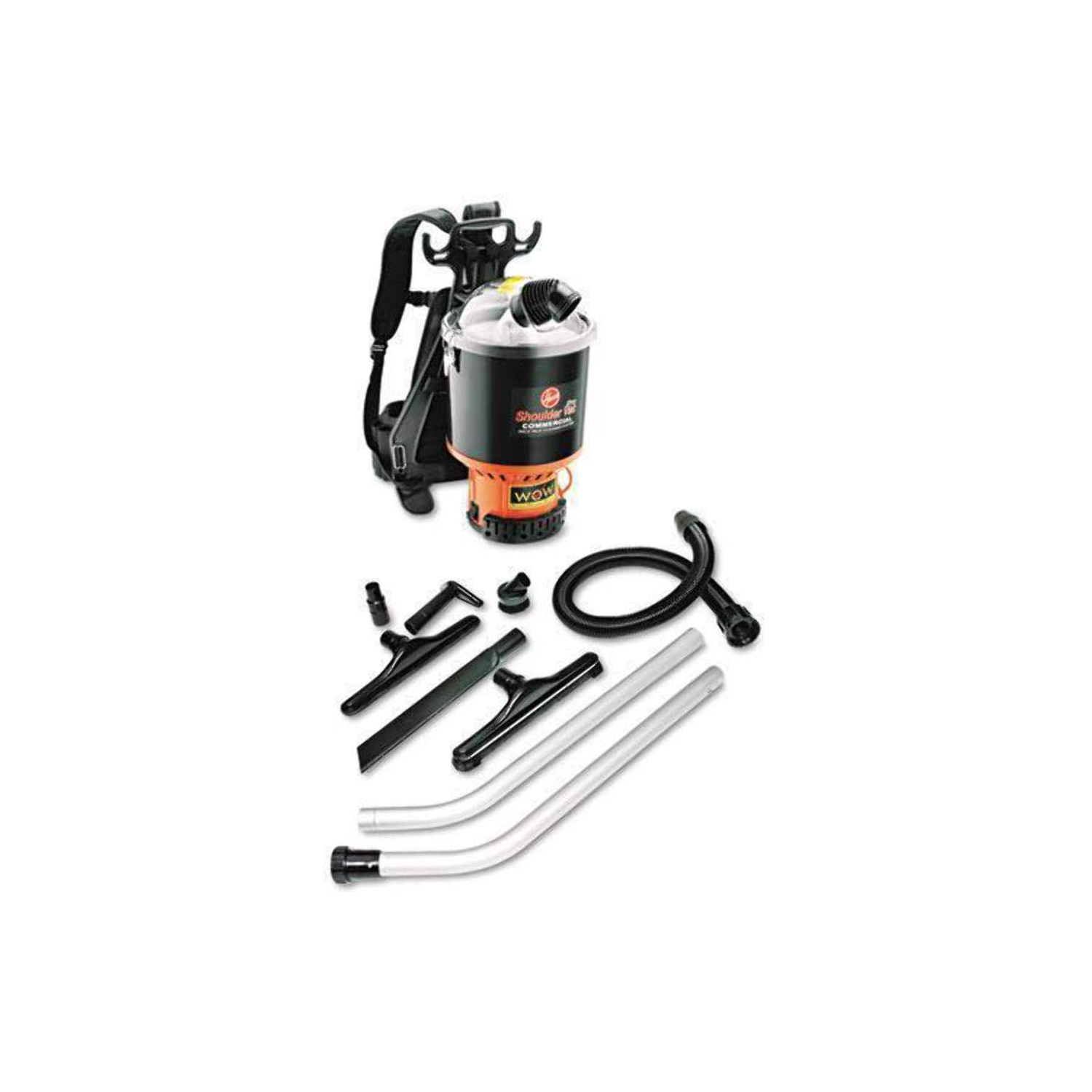 Hoover C2401 Shoulder Vac Pro Commercial Back-Pack Vacuum with 1-1/2-Inch Attachment Kit