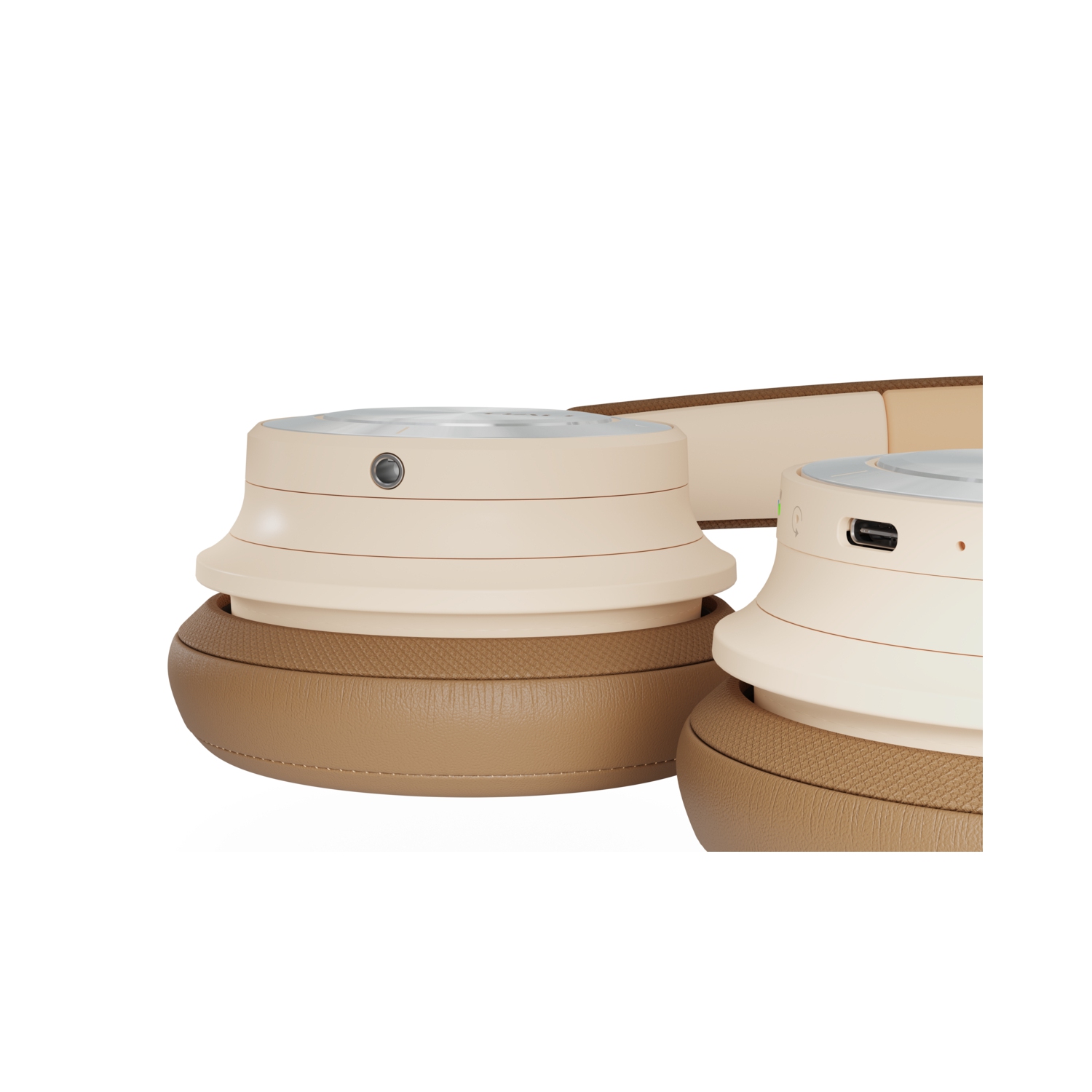 DALI IO-8 Premium Wireless Over-The-Ear Headphones with Active Noise Cancellation, Caramel White