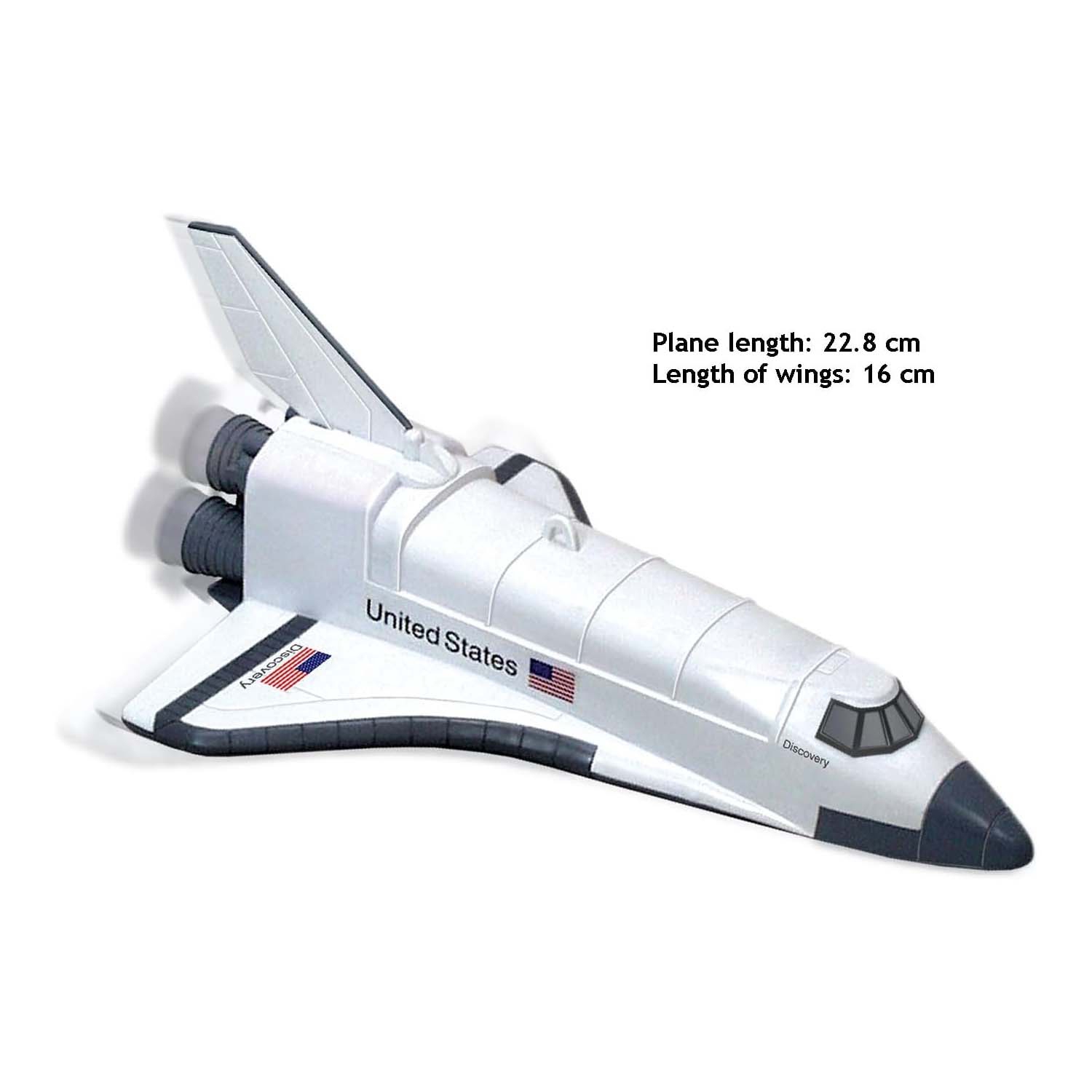 Sky's The Limit Motorized Space Shuttle with 360° Swivel – Battery-Operated Ceiling Display Model for Kids' Rooms & Space Enthusiasts