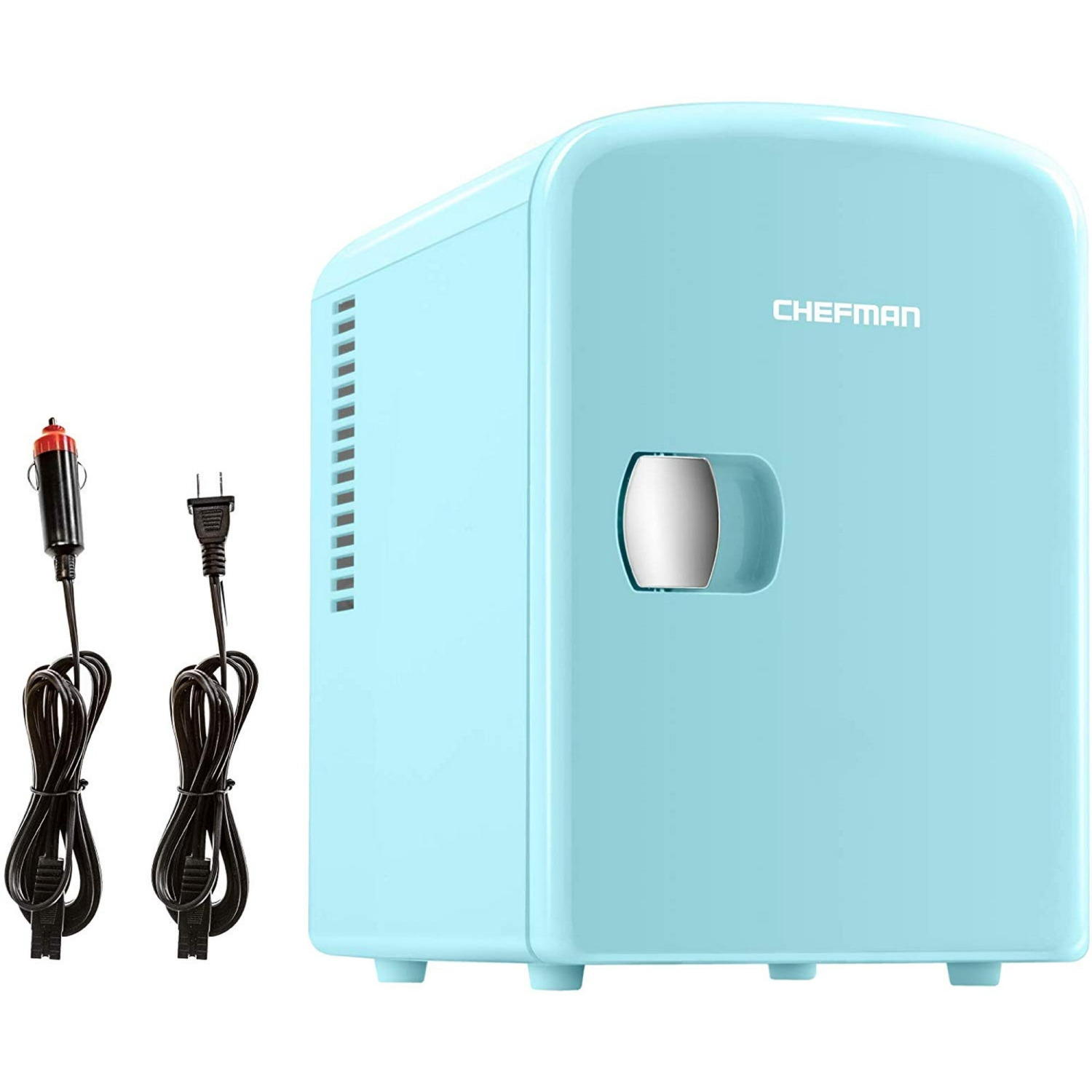 Mini réfrigérateur portatif 4&nbsp;L de Chefman avec chauffage et climatisation – Bleu