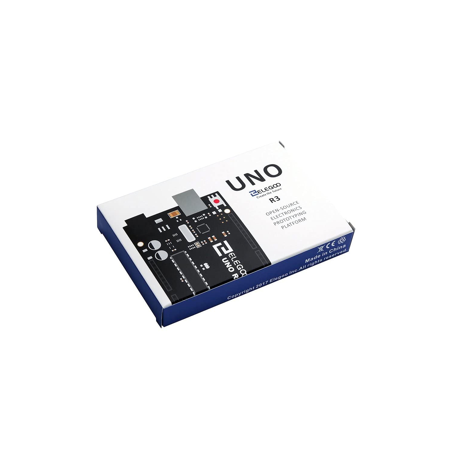 Carte UNO R3 ATmega328P avec câble USB pour Arduino par ELEGOO.