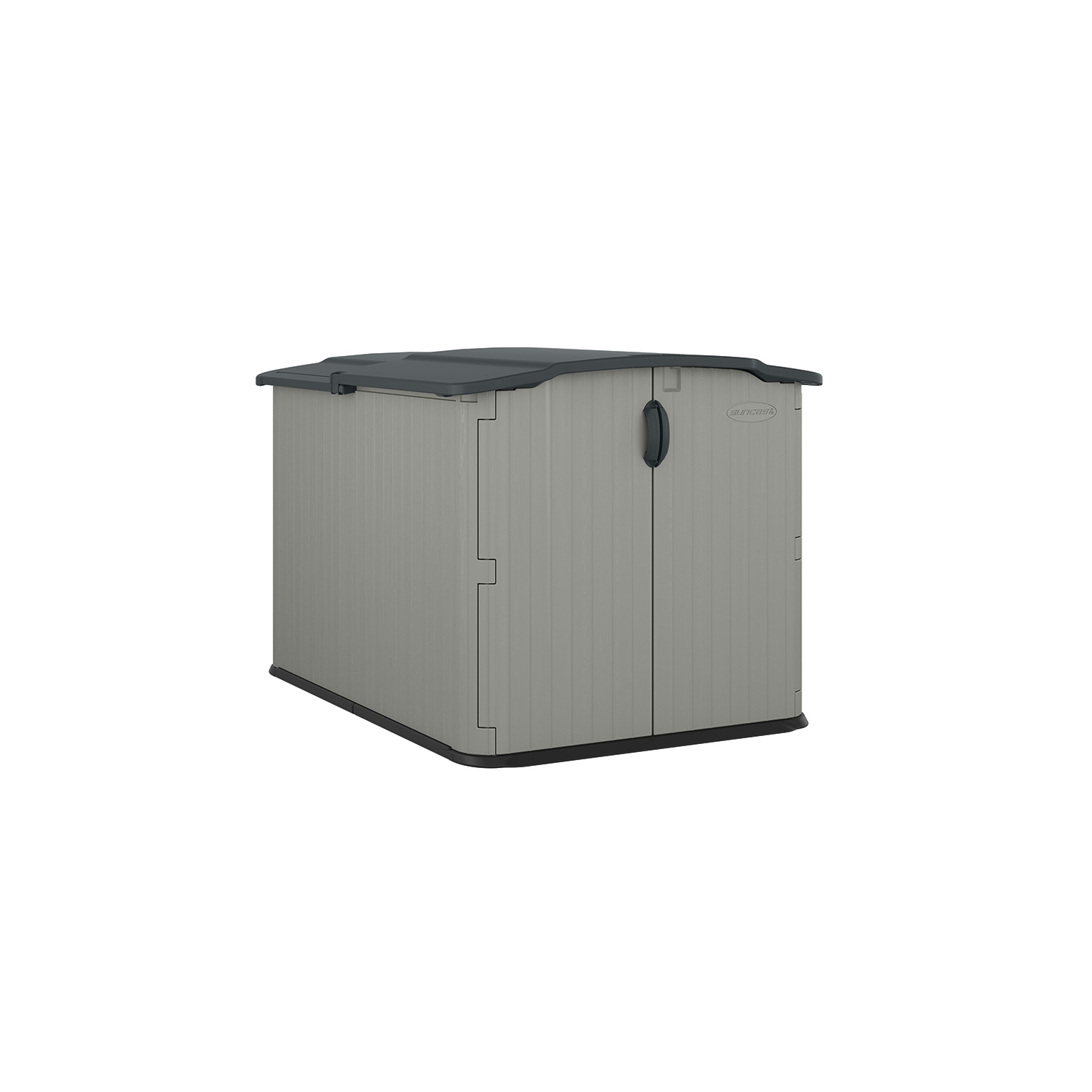 Suncast - Glidetop Horizontal Shed 98 cu.ft.- Dove Gray