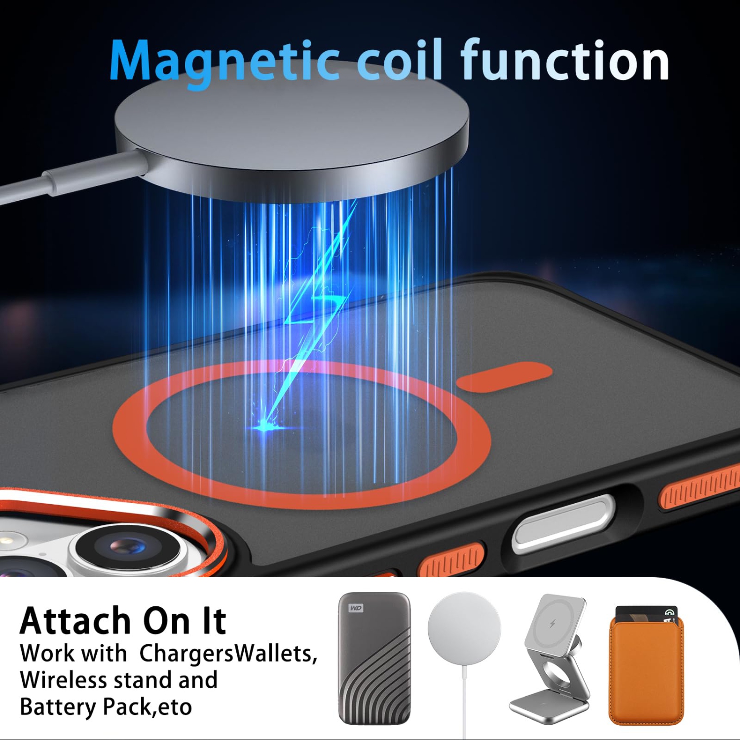 Étui pour iPhone 16 Plus, Étui pour iPhone 16 Plus Compatible avec MagSafe mat translucide antichoc Femmes Femmes d'étui protecteur pour iPhone 16