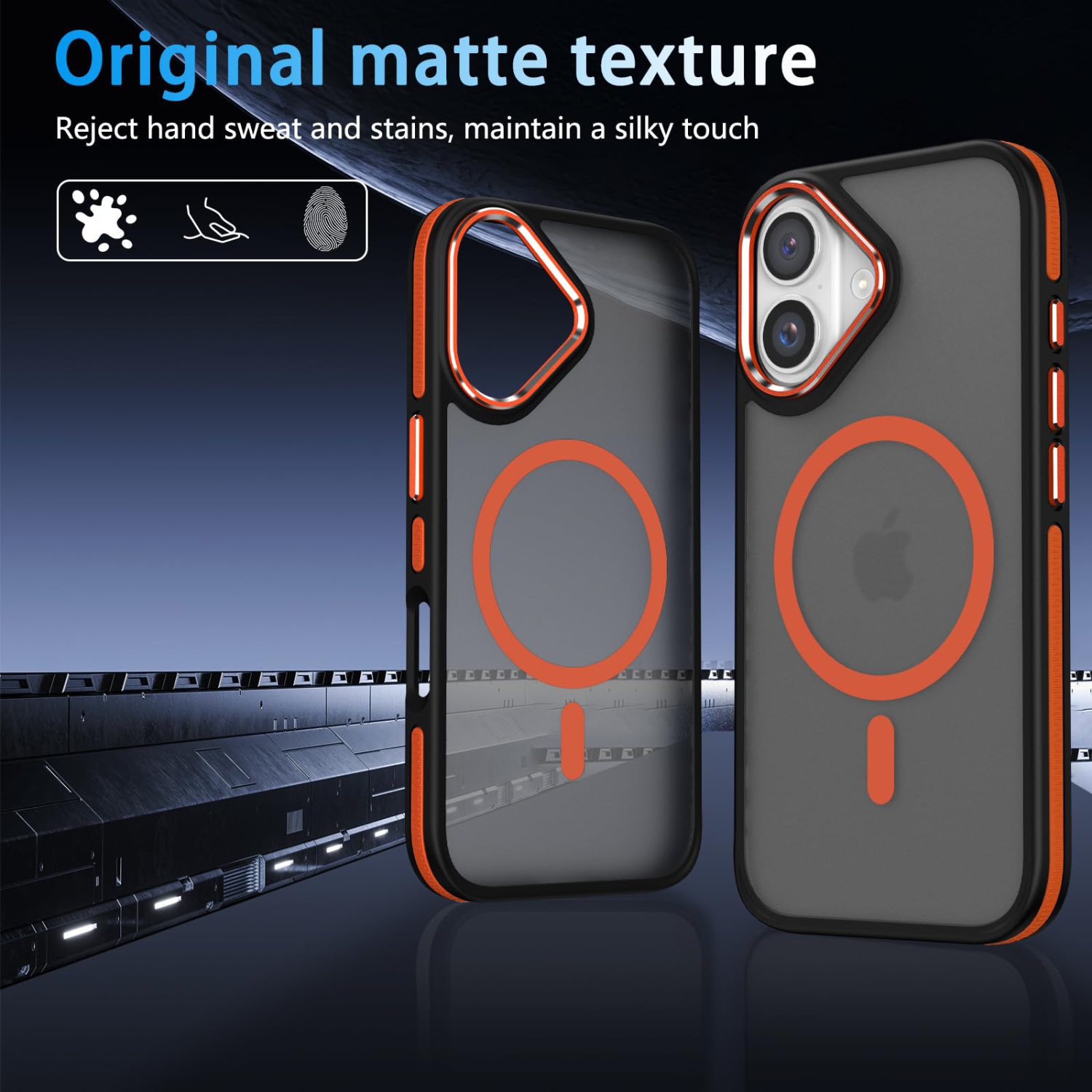 Étui pour iPhone 16 Plus, Étui pour iPhone 16 Plus Compatible avec MagSafe mat translucide antichoc Femmes Femmes d'étui protecteur pour iPhone 16