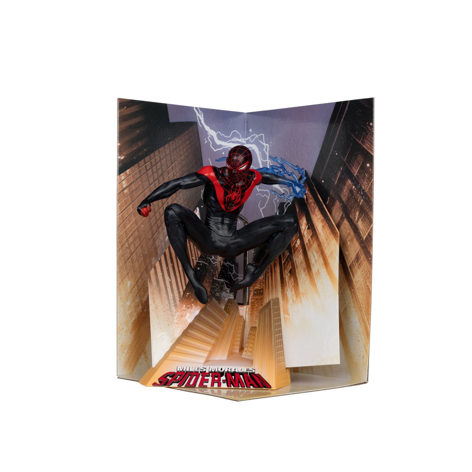 McFarlane Toys Spider-Man (Miles Morales: Spider-Man #1) 1:10 Scale Marvel Comics Posed Figure