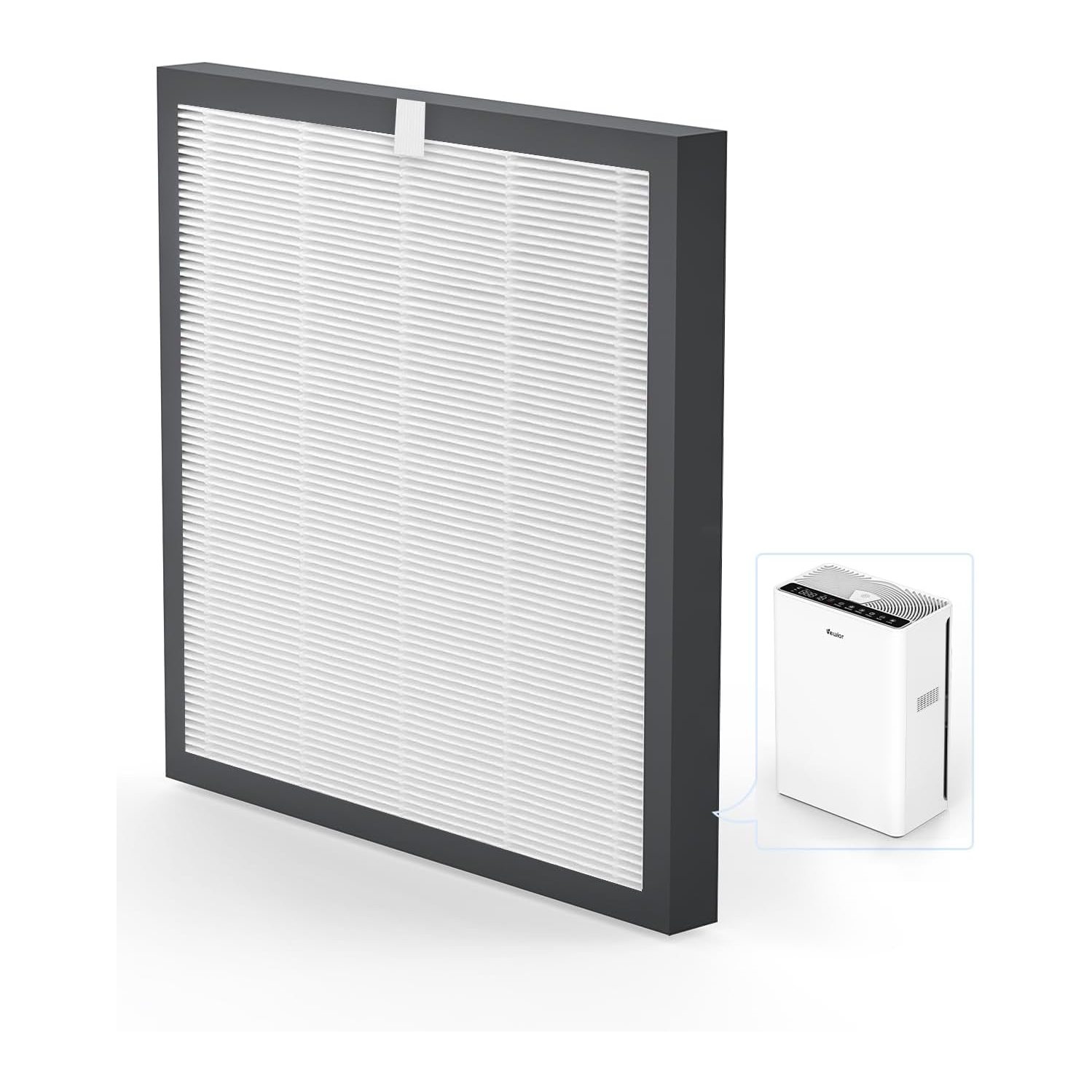 Filtre de rechange HEPA véritable VEWIOR, purificateur d'air A3 compatible, filtre HEPA véritable H13 pour purificateur d'air A3, paquet de 1