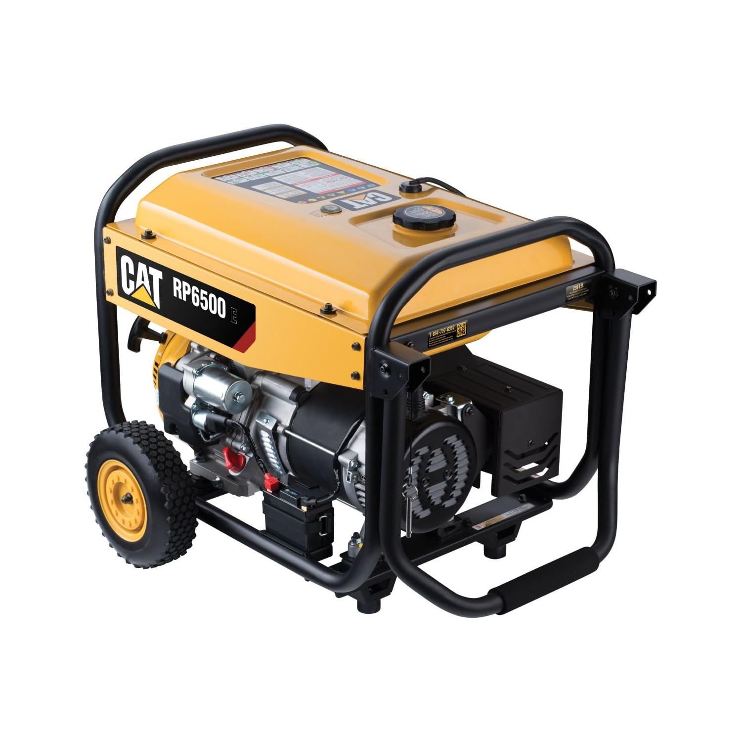Cat RP6500E 6500 Running Watts/8125 Starting Watts with Electric Start Gas Powered Portable Generator 502-3688