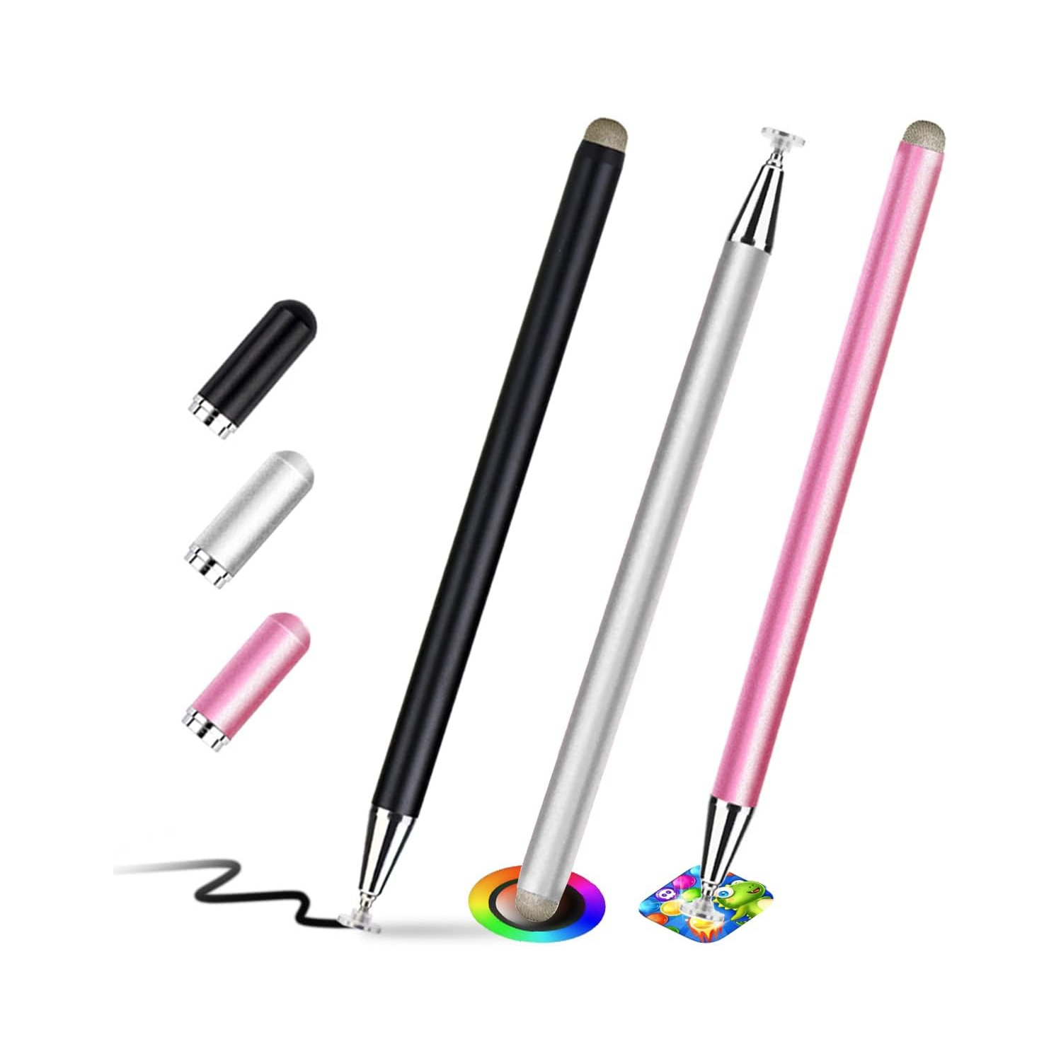 Stylet pour écran tactile, stylet capacitif pour iPad, iPhone Android, téléphone de Samsung, disque pour tablette, styliste, stylet magnétique