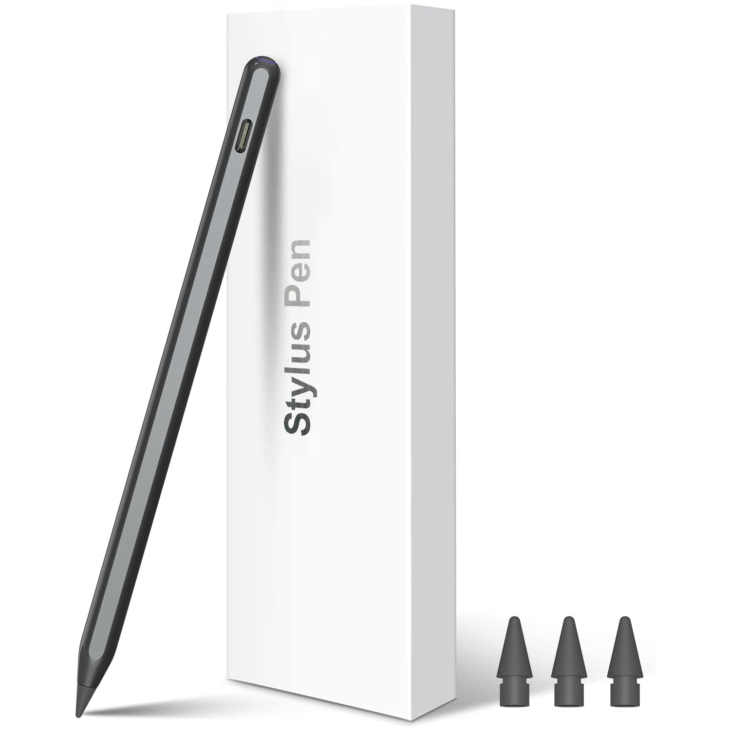 Recharge sans fil Pencil pour iPad avec inclinaison et rejet de la paume, stylet magnétique compatible avec iPad Air 3/4/5, iPad 6/7/8/9/10, iPad