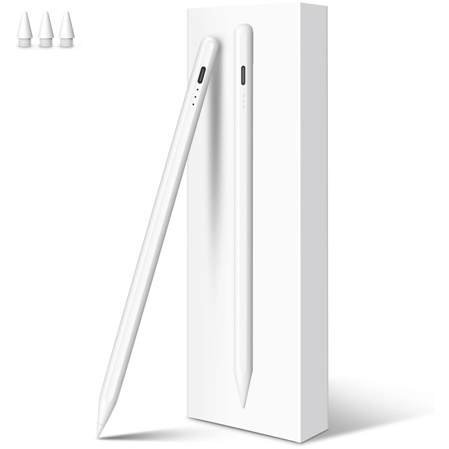 Fast Charge Stylus Pen for iPad Air, iPad Pro, iPad Mini, iPad with Palm Rejection, Tilt Sensitivity