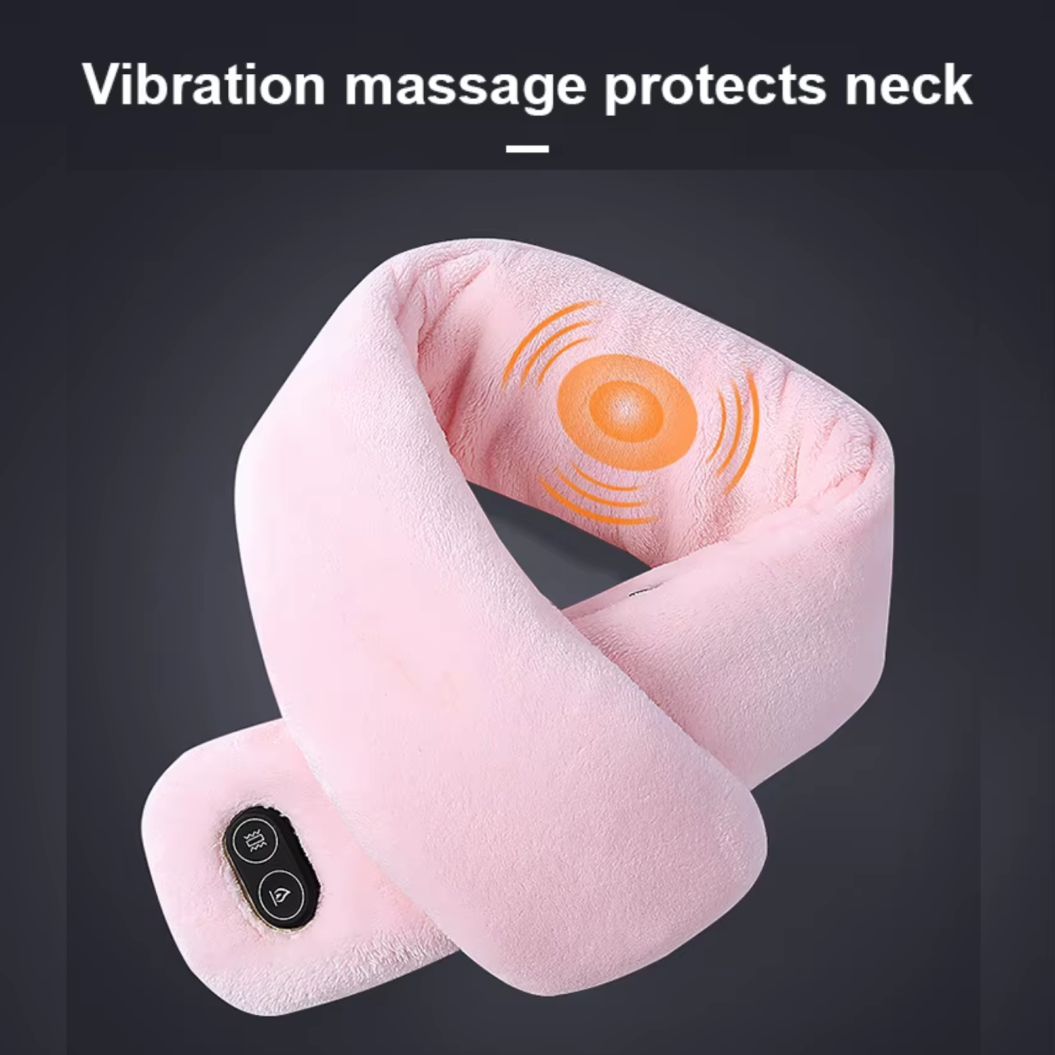 TUTT Heated Scarf with Neck Vibrating Massager | 5,000 mAh Power Bank | 3 Heat and Vibration Levels | Unisex Electric Neck and Shoulder Heating Pad |