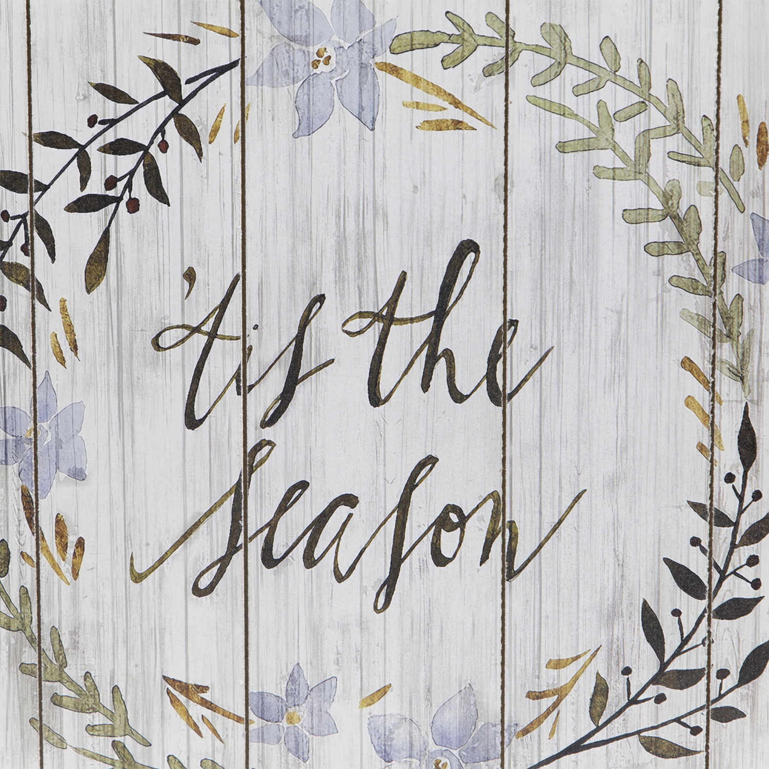 Décoration murale de Noël Tis la saison - 12 po