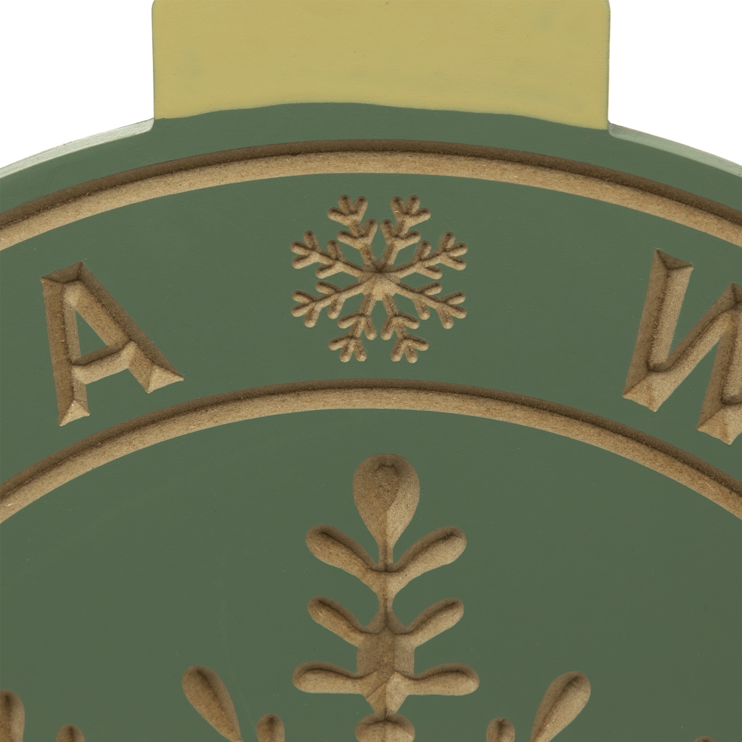 Enseigne murale ronde de Noël «&nbsp;Have a Wonderful&nbsp;», 17,5&nbsp;po