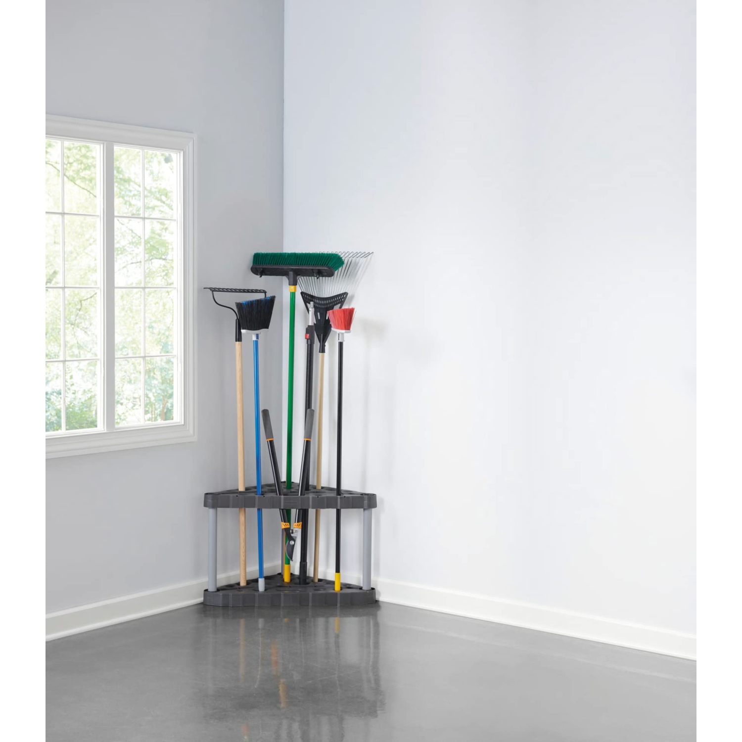 Rubbermaid 30-Tool Corner Tool Rack