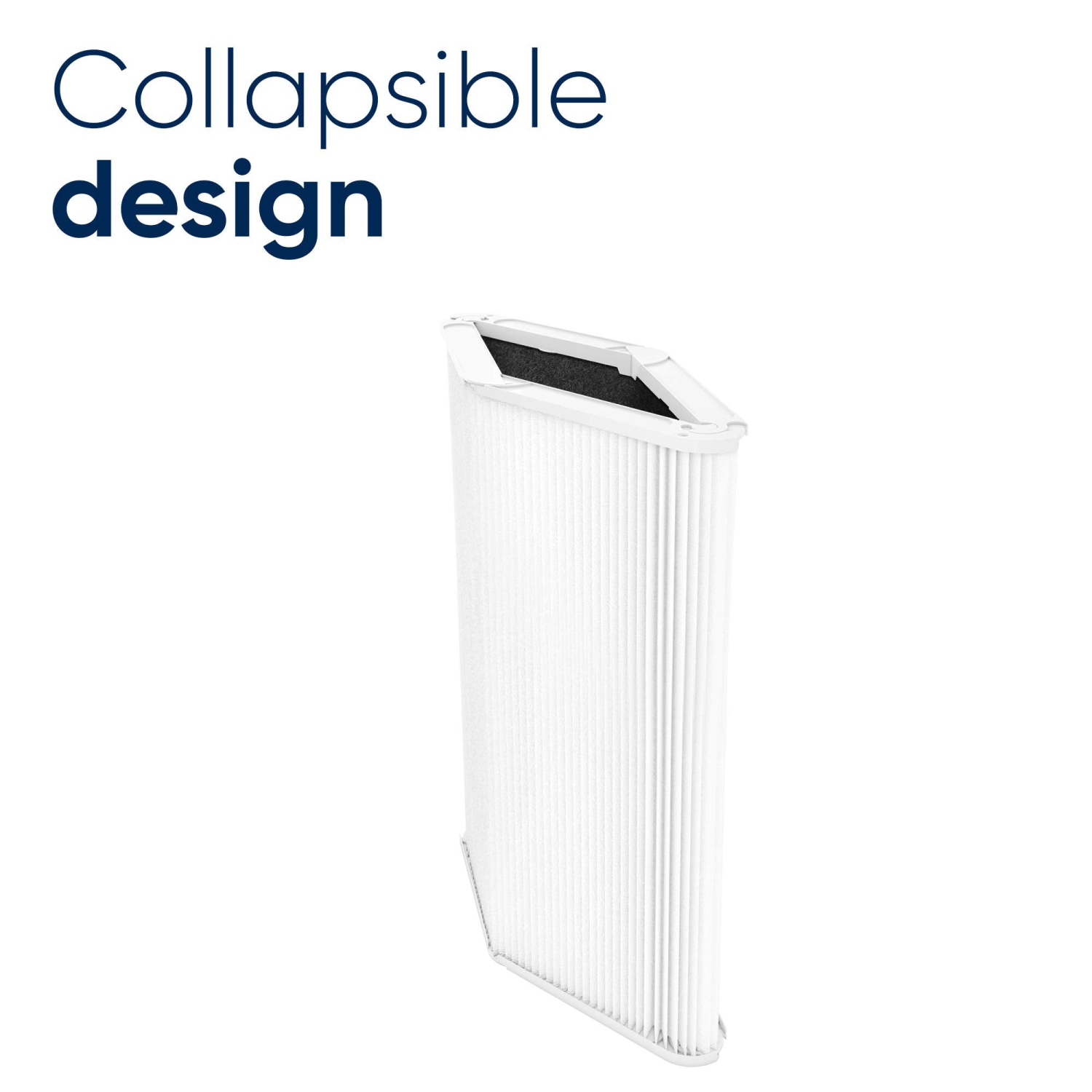 BLUEAIR Blue Pure 121 Genuine Replacement Filter, Particle and Activated Carbon, Fits Blue Pure 121 Air Purifier,white