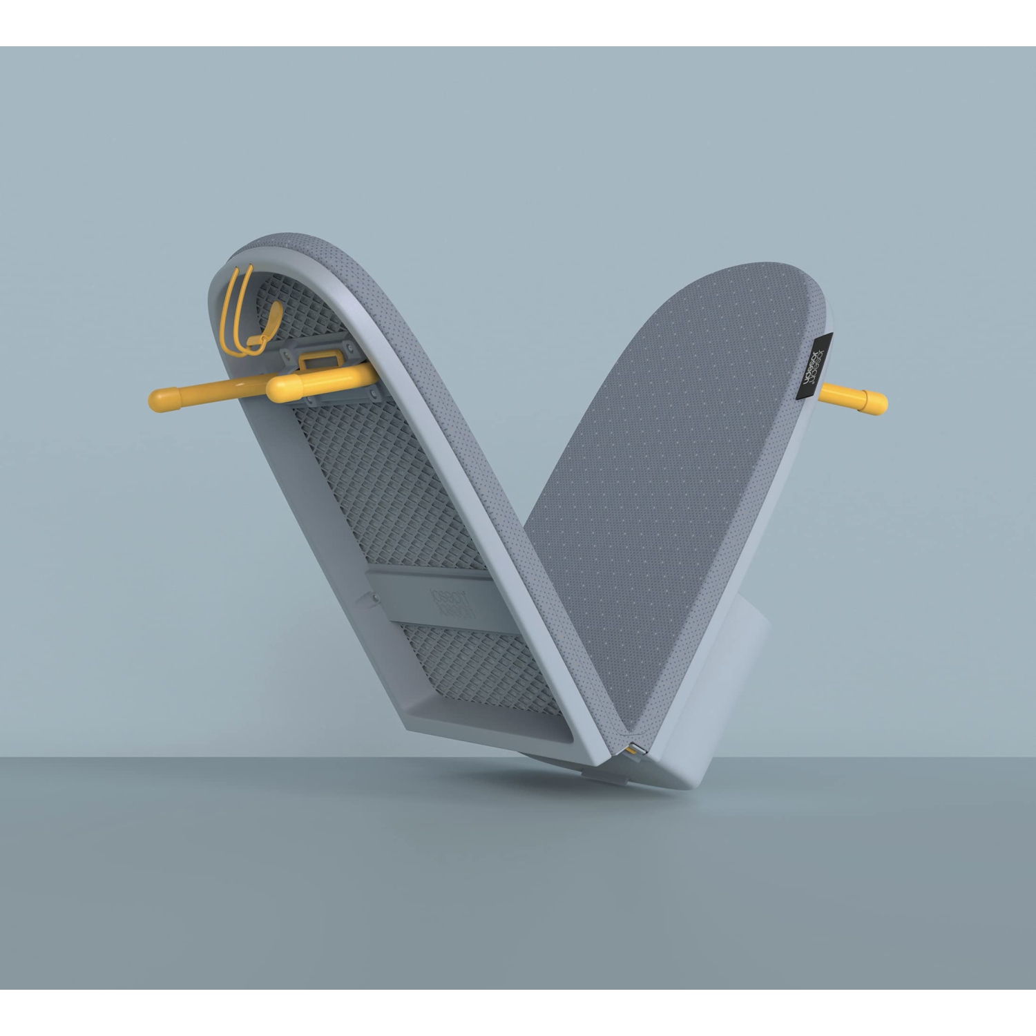 Joseph Joseph Pocket Folding Space-Saving, Compact Table-top Ironing Board Regular, Grey/Yellow