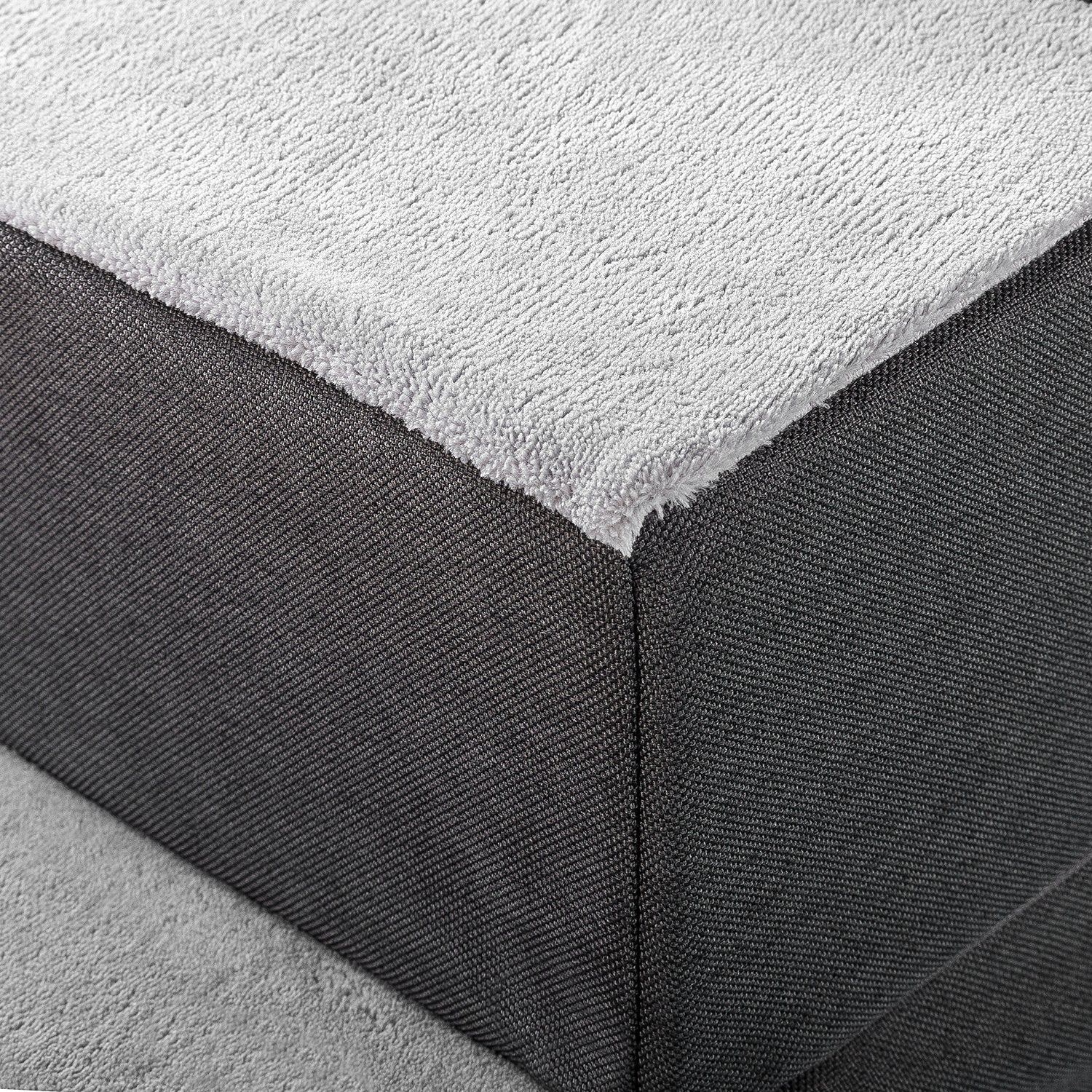 Zinus 4 Step Easy Pet Stairs/Pet Ramp/Pet Ladder/Grey, Large