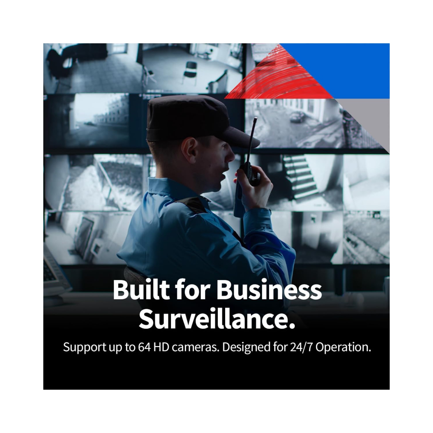 Système de surveillance S300 PRO 8&nbsp;To de 3,5&nbsp;po de Toshiba avec mémoire cache 512&nbsp;Mo 7200&nbsp;tr/min de 6 Go/s - HDWTA80UZSVAR