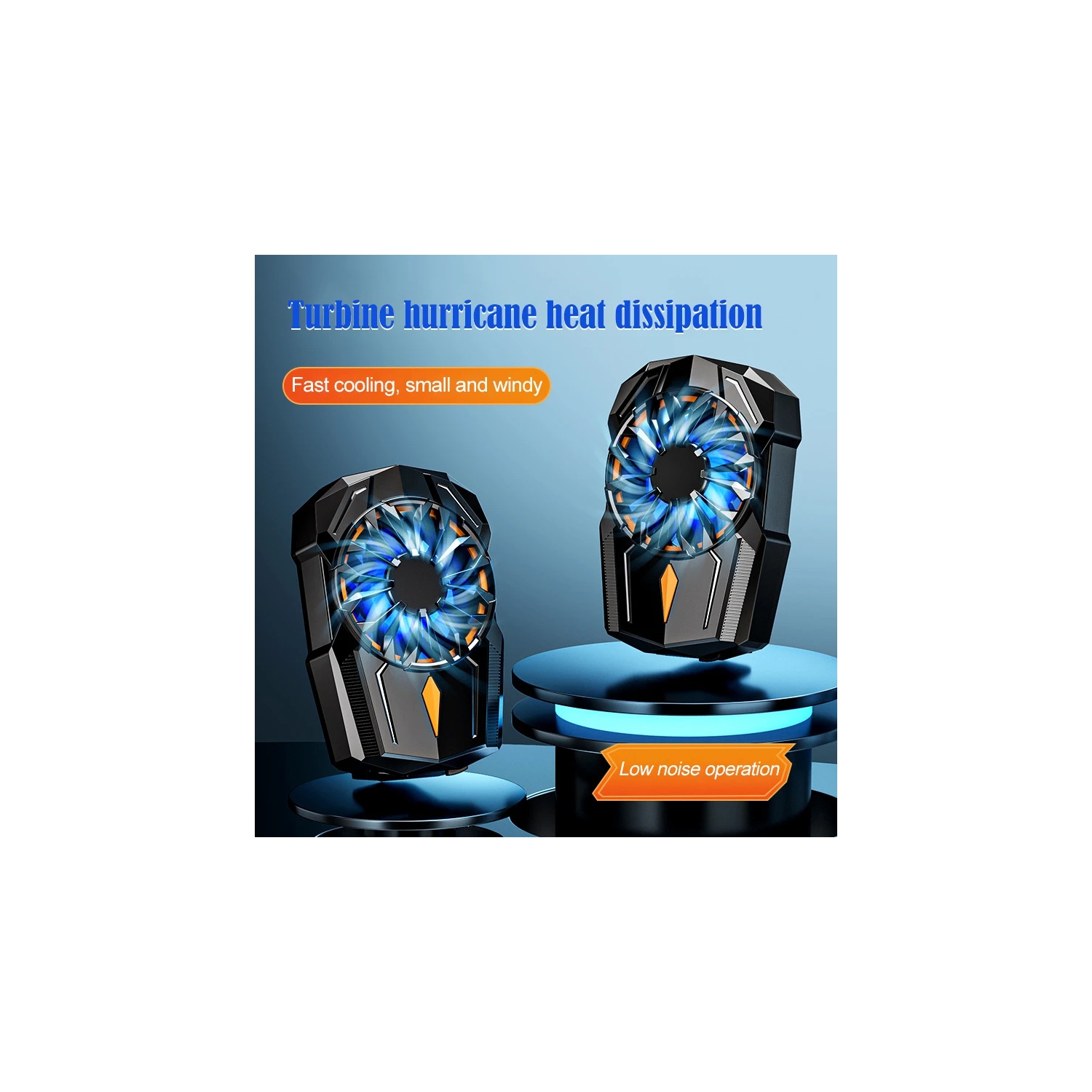 Refroidisseur de téléphone portable Radiateur de téléphone de refroidissement Plaque de refroidissement de cellulaire Gamer de Shark pour ventilateur