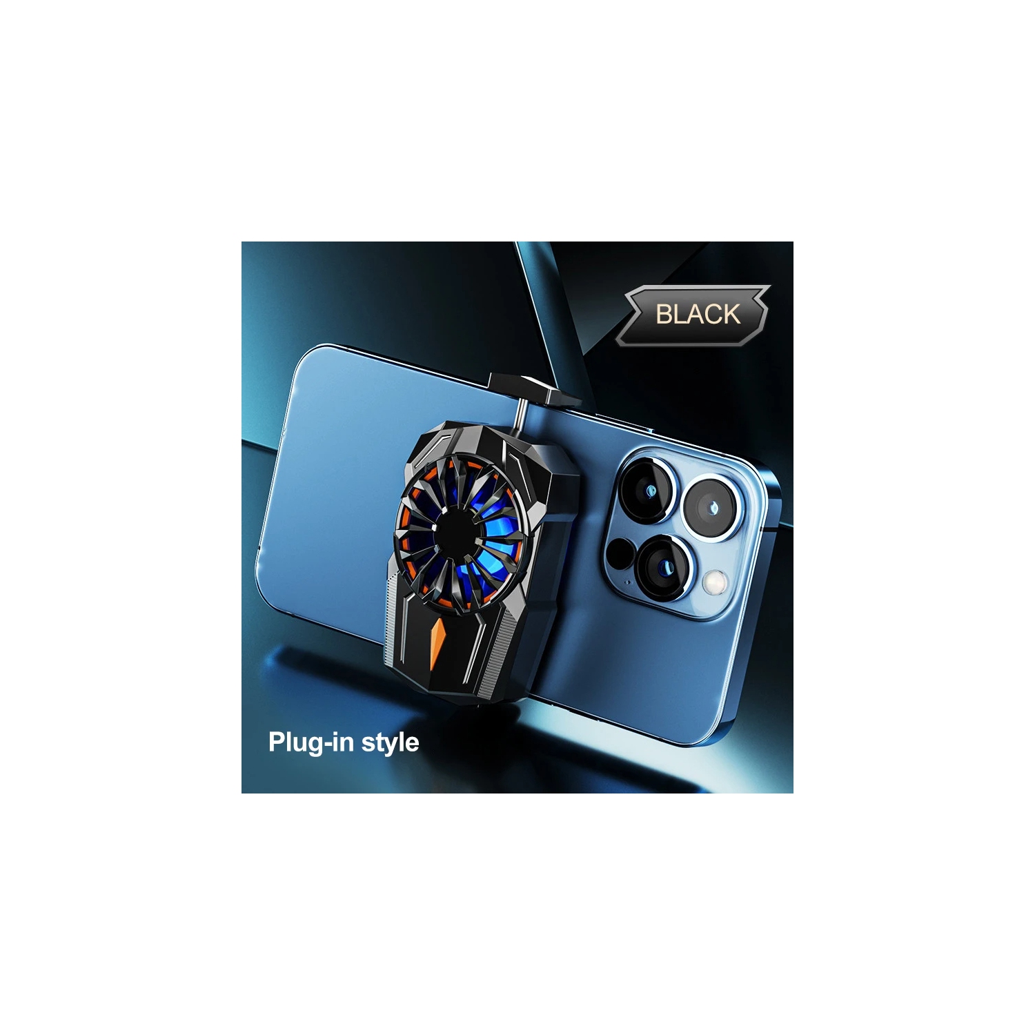 Refroidisseur de téléphone portable Radiateur de téléphone de refroidissement Plaque de refroidissement de cellulaire Gamer de Shark pour ventilateur