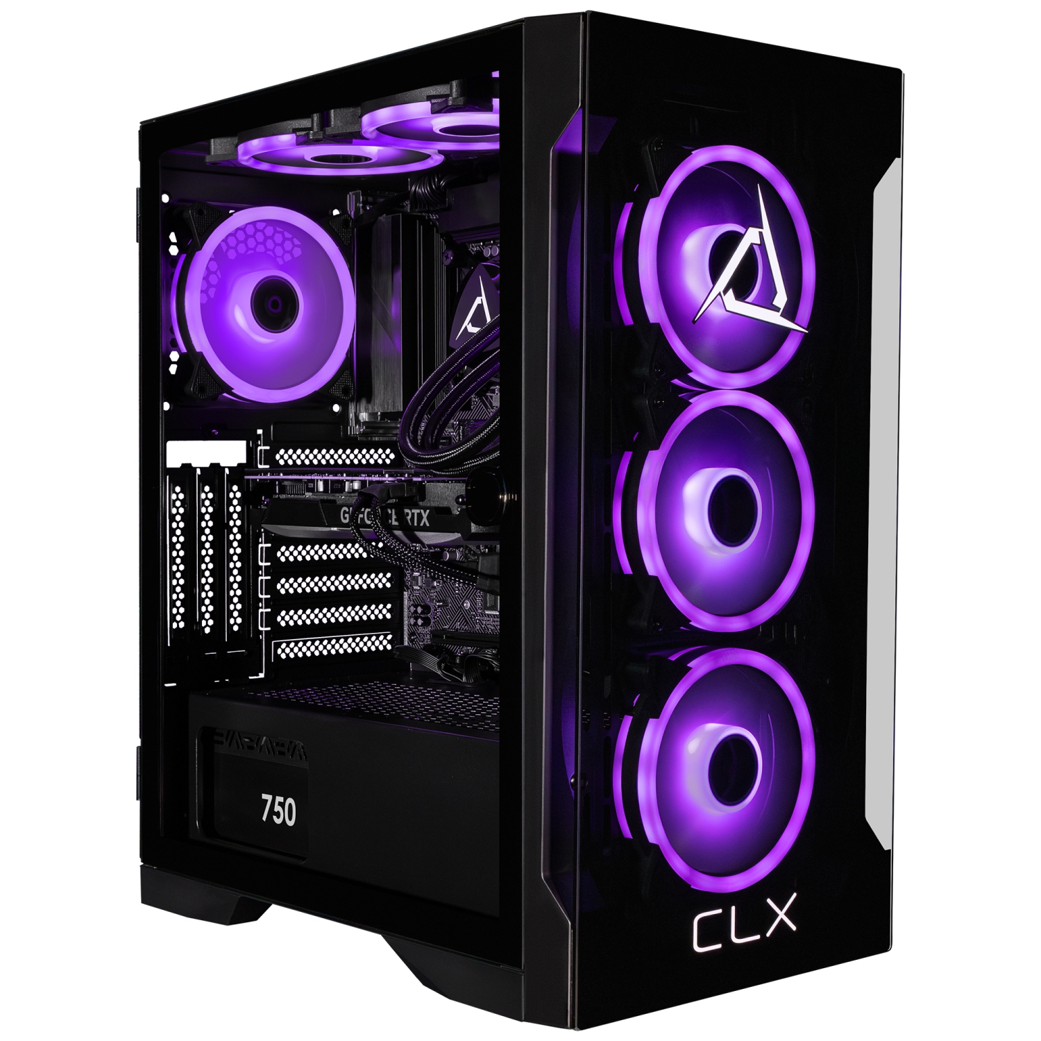CLX SET Gaming PC - Liquid Cooled Intel Core i9 14900KF 3.2GHz 24-Core CPU, 32GB DDR5 Memory, RTX 4070 SUPER 12GB GDDR6X Graphics, 1TB SSD, 4TB HDD,