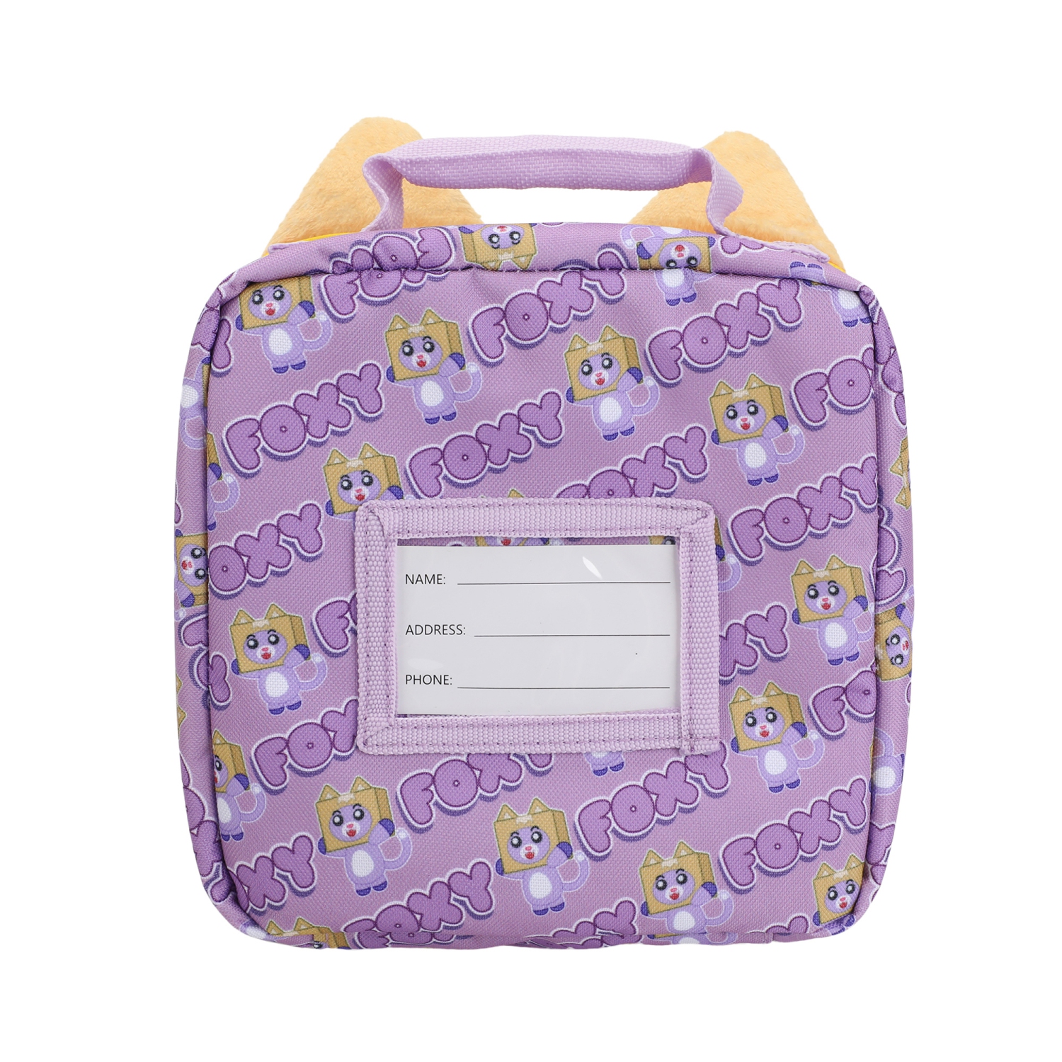 LankyBox – Sac-repas 3D oreilles pour enfants Fuzzy Face