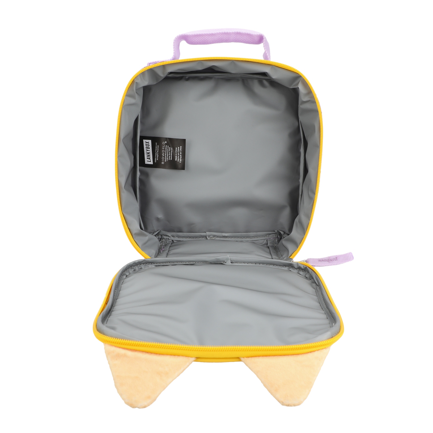 LankyBox – Sac-repas 3D oreilles pour enfants Fuzzy Face