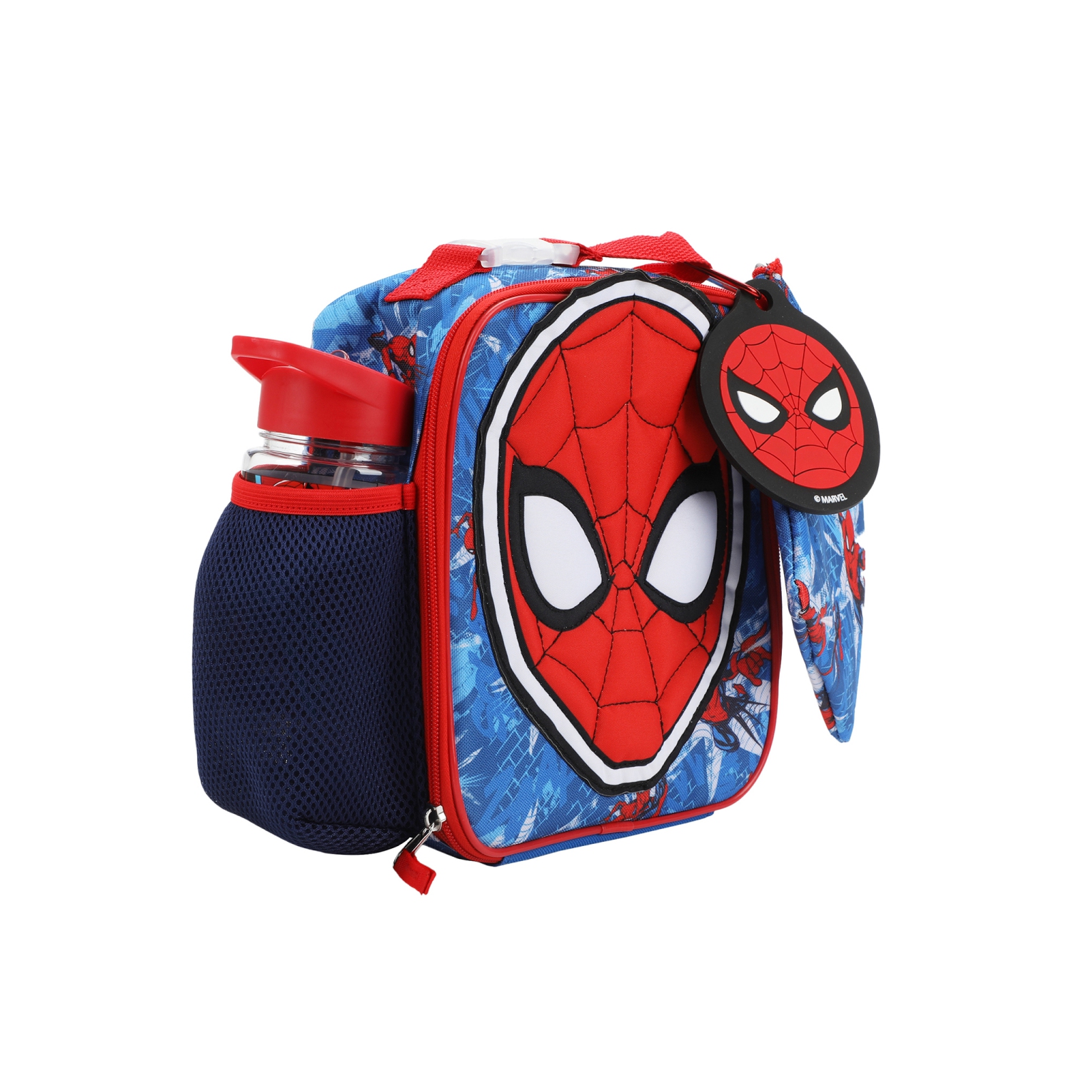 Spider-Man Kids 4 Piece Insulated Lunch Bag Set