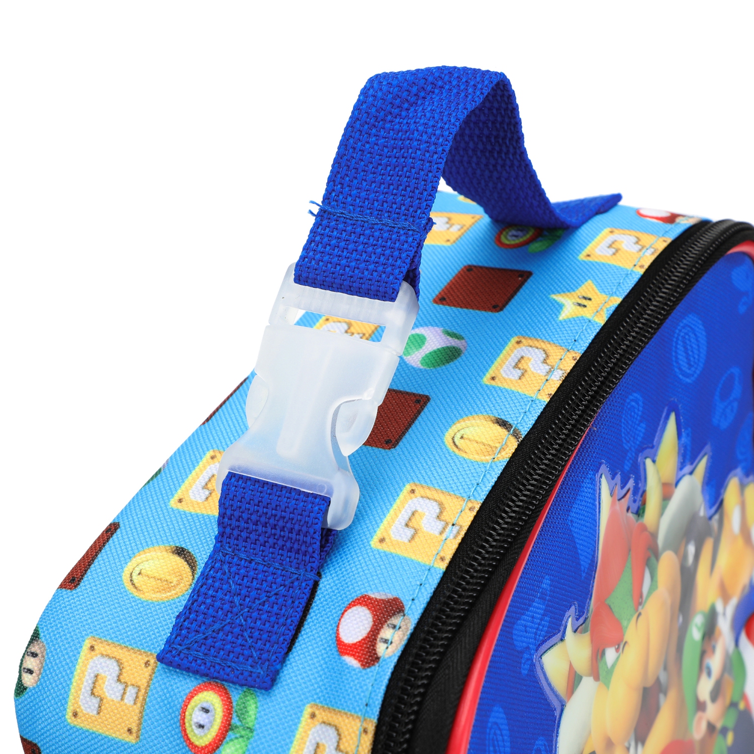 Ensemble 4 pièces avec sac-repas et bouteille d'eau pour enfants Group Shot de Super Mario Bros